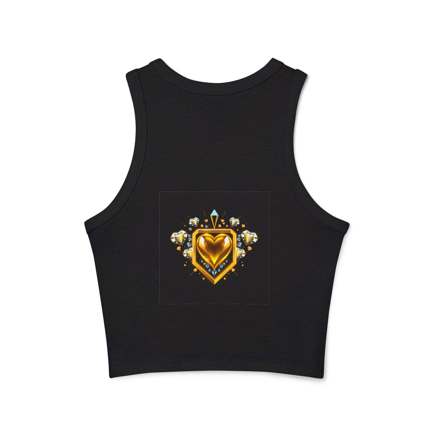 Heart Shield Women's Micro Rib Racer Tank Top