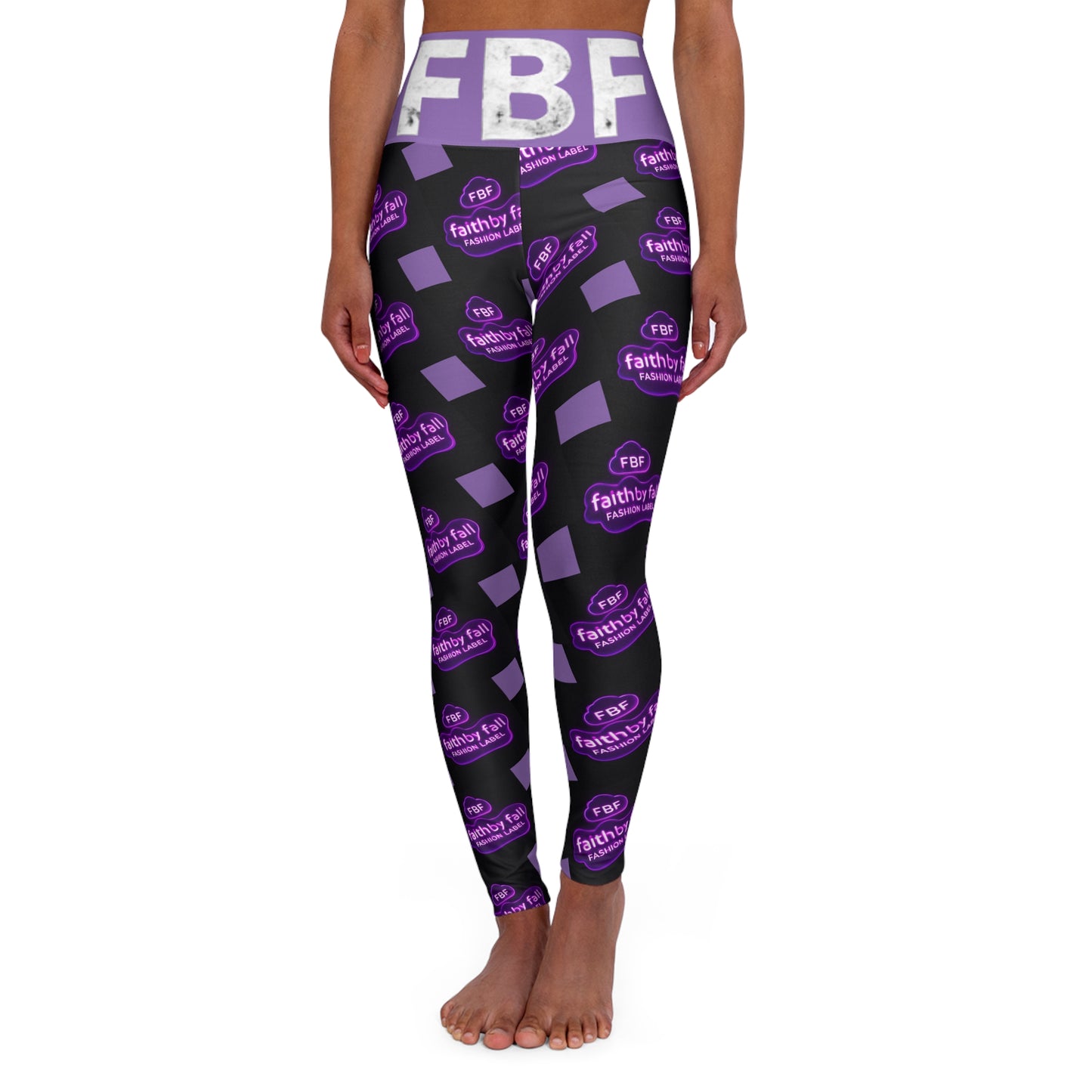 High Waisted Yoga Leggings (AOP)