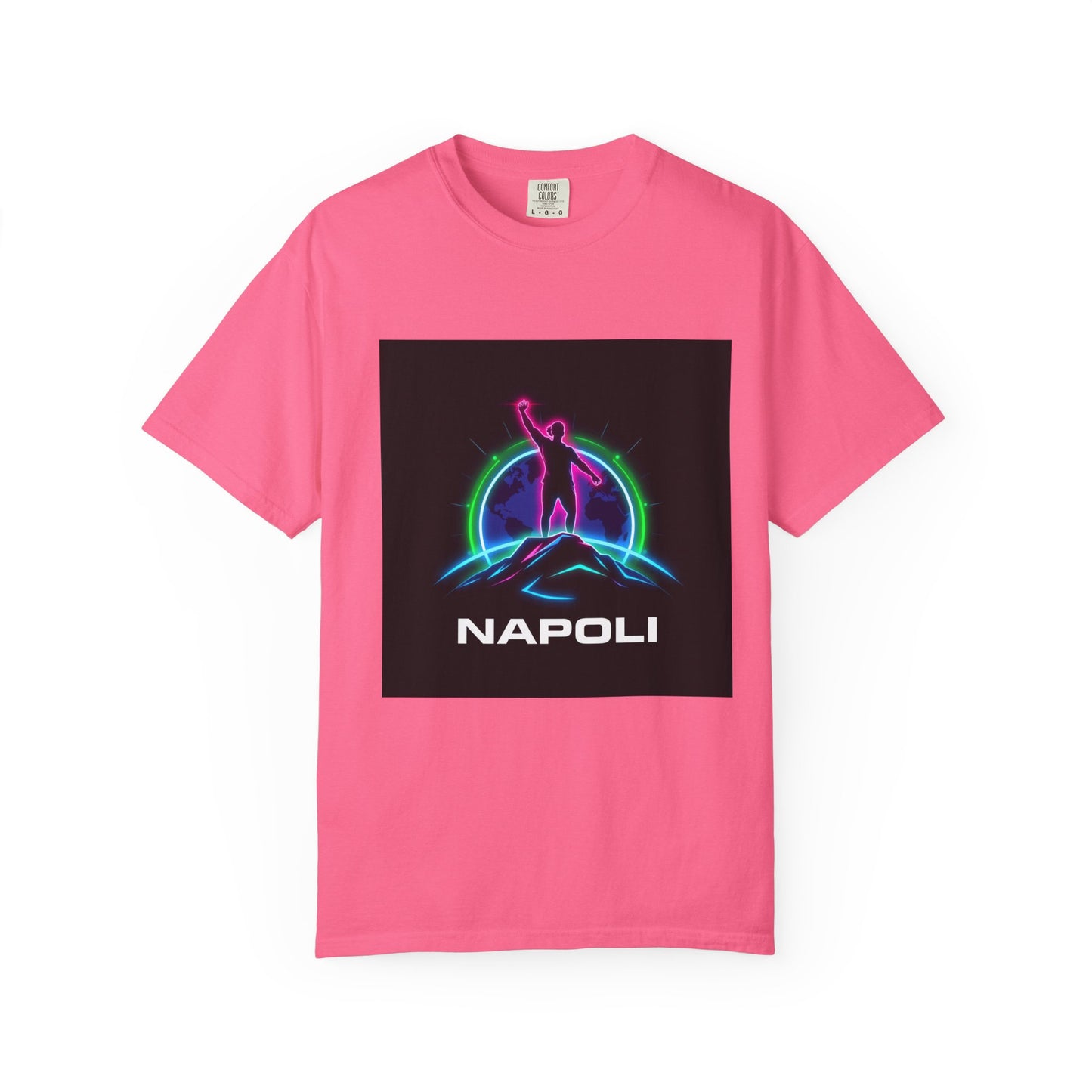 Neon Napoli T-Shirt for Adventurers, Retro Graphic Tee, Perfect for Travelers, Gifts for Him/Her, Cool Streetwear, Casual Outfit