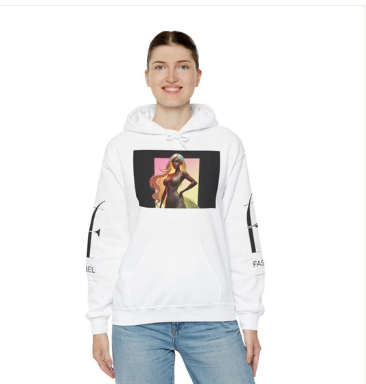 Lucky Lady Unisex Hooded Sweatshirt - Stylish Streetwear for Confident Women