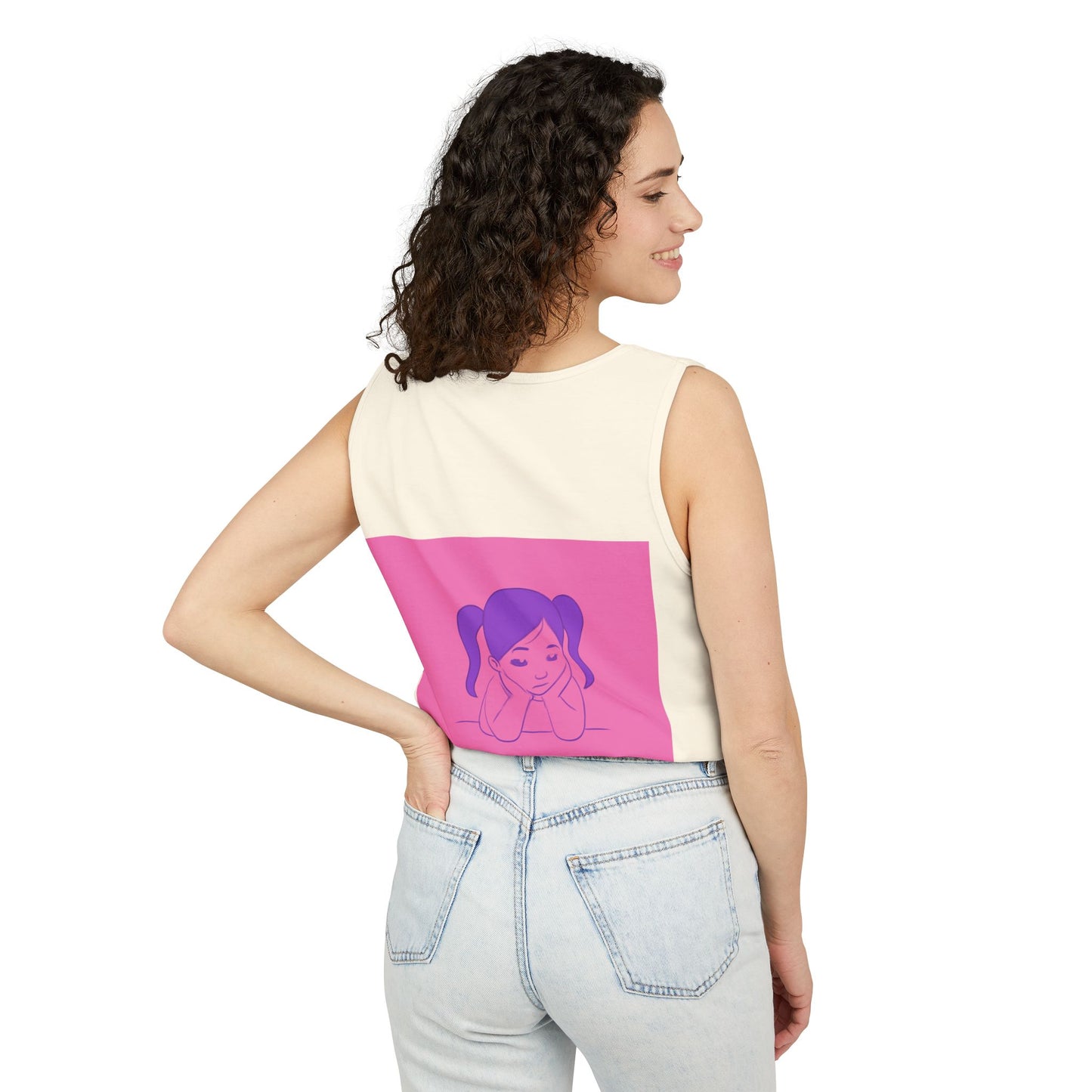 Unisex Graphic Tank Top, Cute Casual Summer Wear, Perfect for Gifts, Self-Love Celebration, Festive & Fun, Daily Comfort