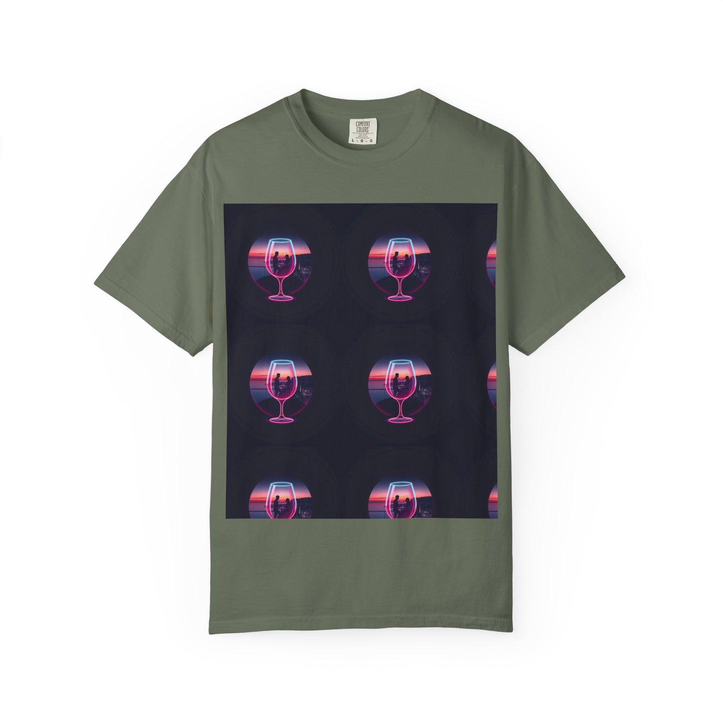 Retro Sunset Glasses T-Shirt, Unisex Garment-Dyed Tee for Casual Wear, Vintage Aesthetic Shirt, Gift for Friends, Summer Vibes Tee, [...]