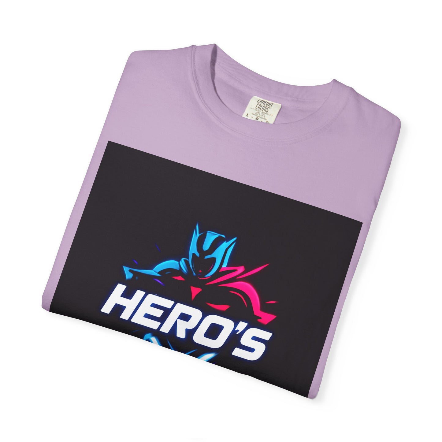 Hero's Unisex Garment-Dyed T-shirt, Casual Tee, Perfect for Gifting, Comic Fans, Hero Celebrations, Graphic Tee, Everyday Wear