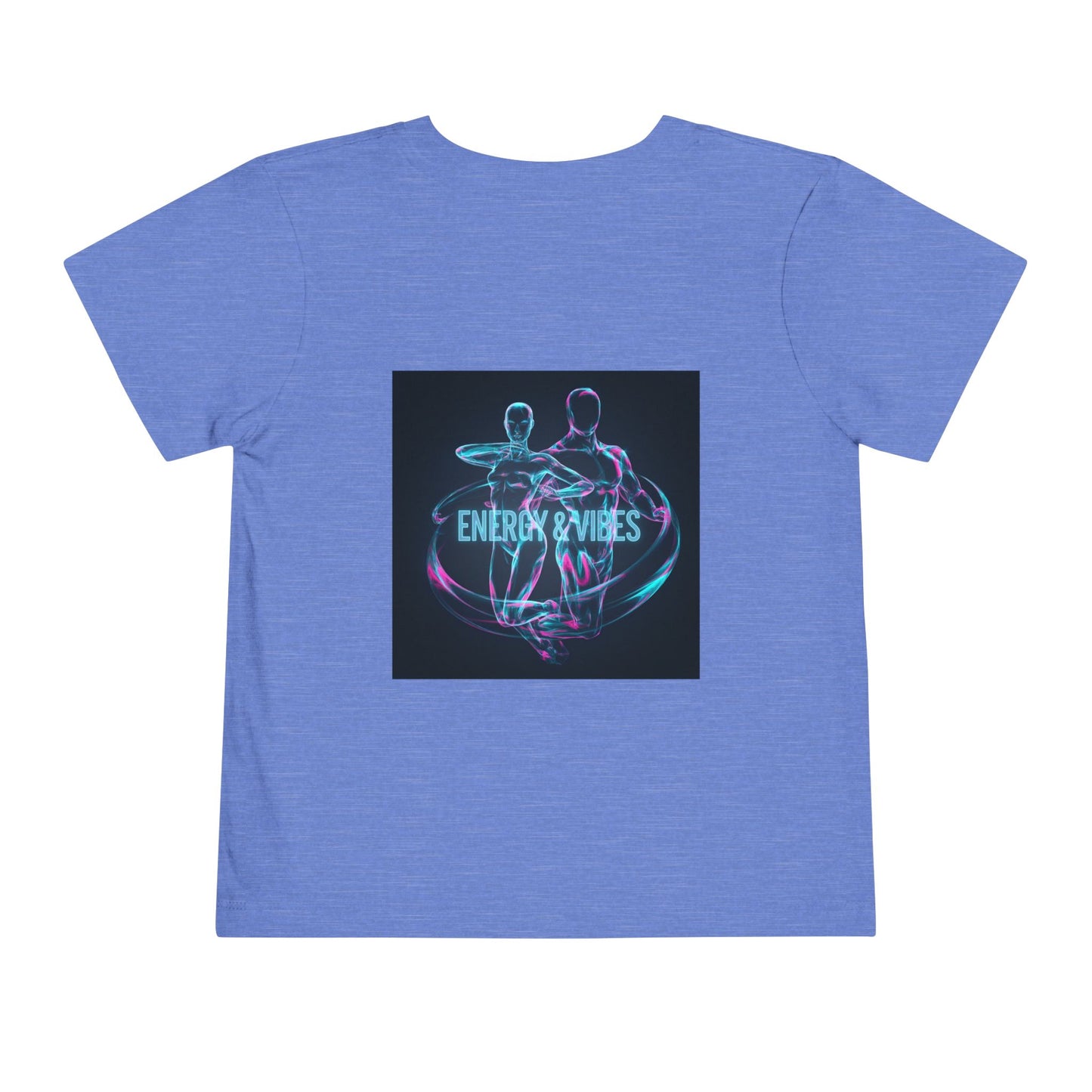 Toddler Tee — Energy & Vibes Neon Dance Graphic