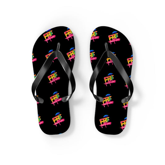 Colorful Fun Flip Flops for Beach Days, Summer Outfits, Pool Parties, Vacation, Gift for Her