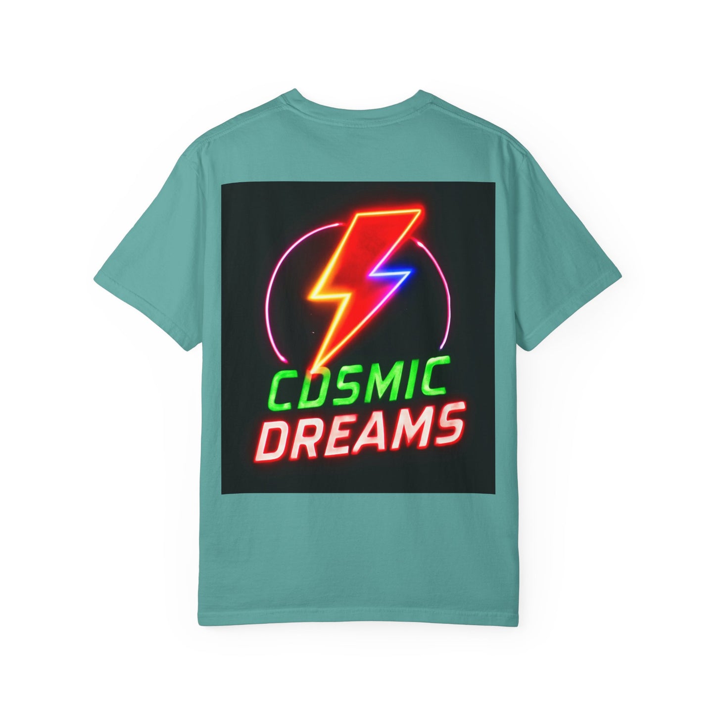 Vibrant Unisex Graphic T-Shirt, Cosmic Dreams Tee, Retro Neon Shirt, Stylish Casual Wear, Gift for Gamers & Dreamers