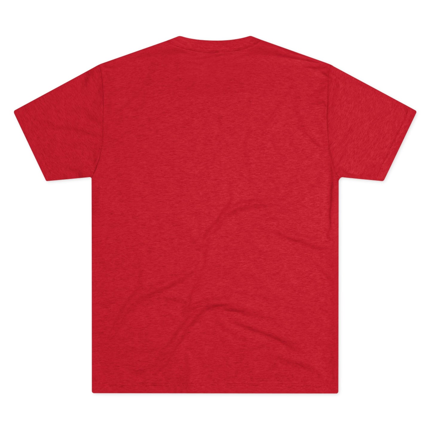 Fitness Motivation Tri-Blend Crew Tee - Vibrant Push-Up Design
