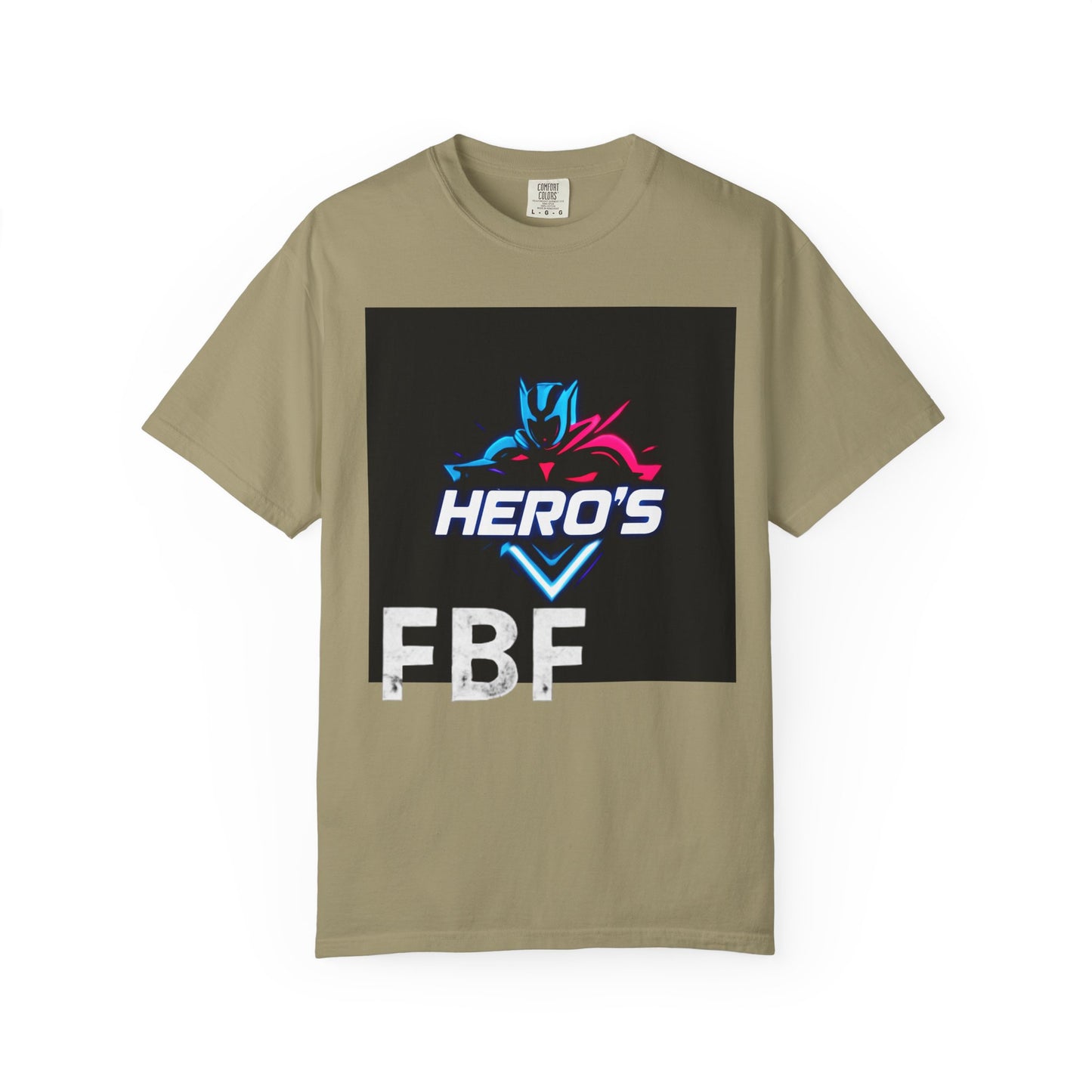 Hero's Unisex Garment-Dyed T-shirt, Casual Tee, Perfect for Gifting, Comic Fans, Hero Celebrations, Graphic Tee, Everyday Wear