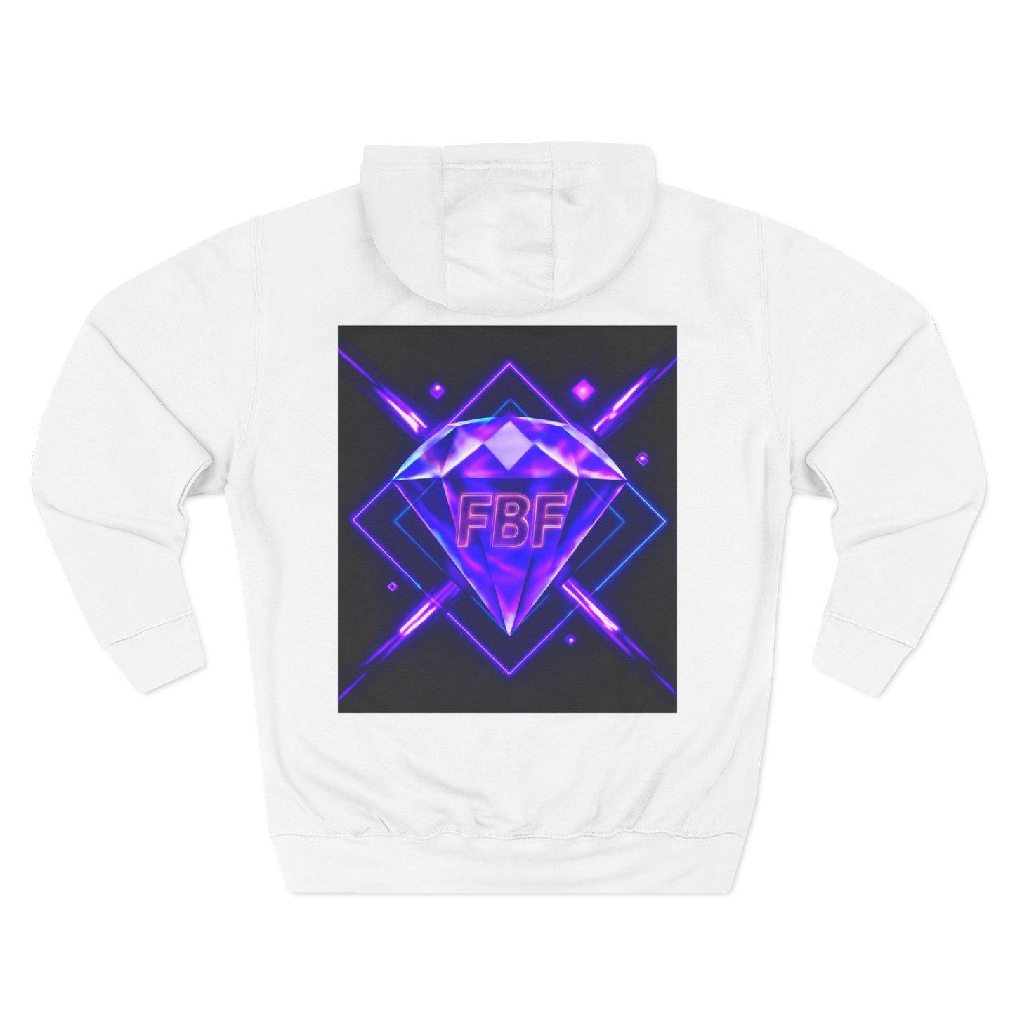 Futuristic Neon Fleece Hoodie, Stylish Sweatshirt, Vibrant Graphic Pullover, Perfect Gift for Tech Lovers, Unique Streetwear