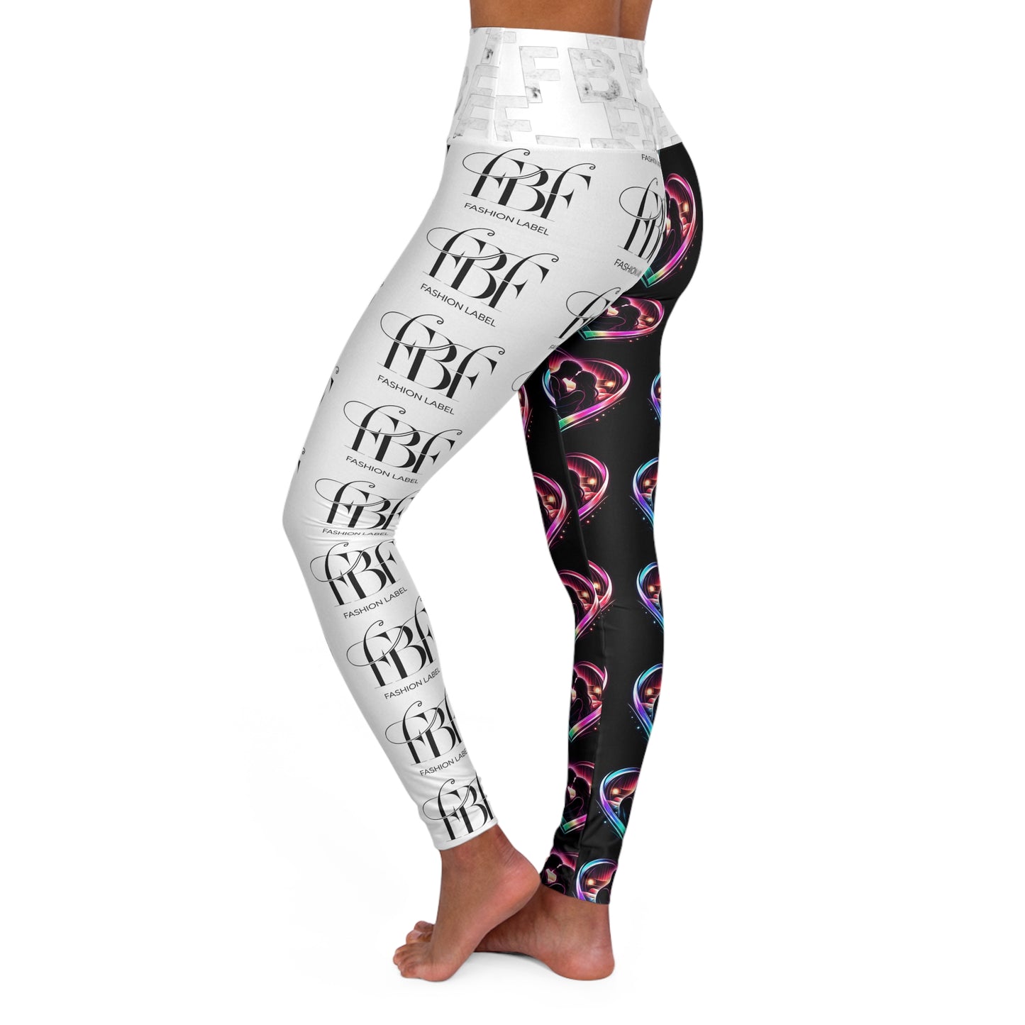 High Waisted Yoga Leggings (AOP)