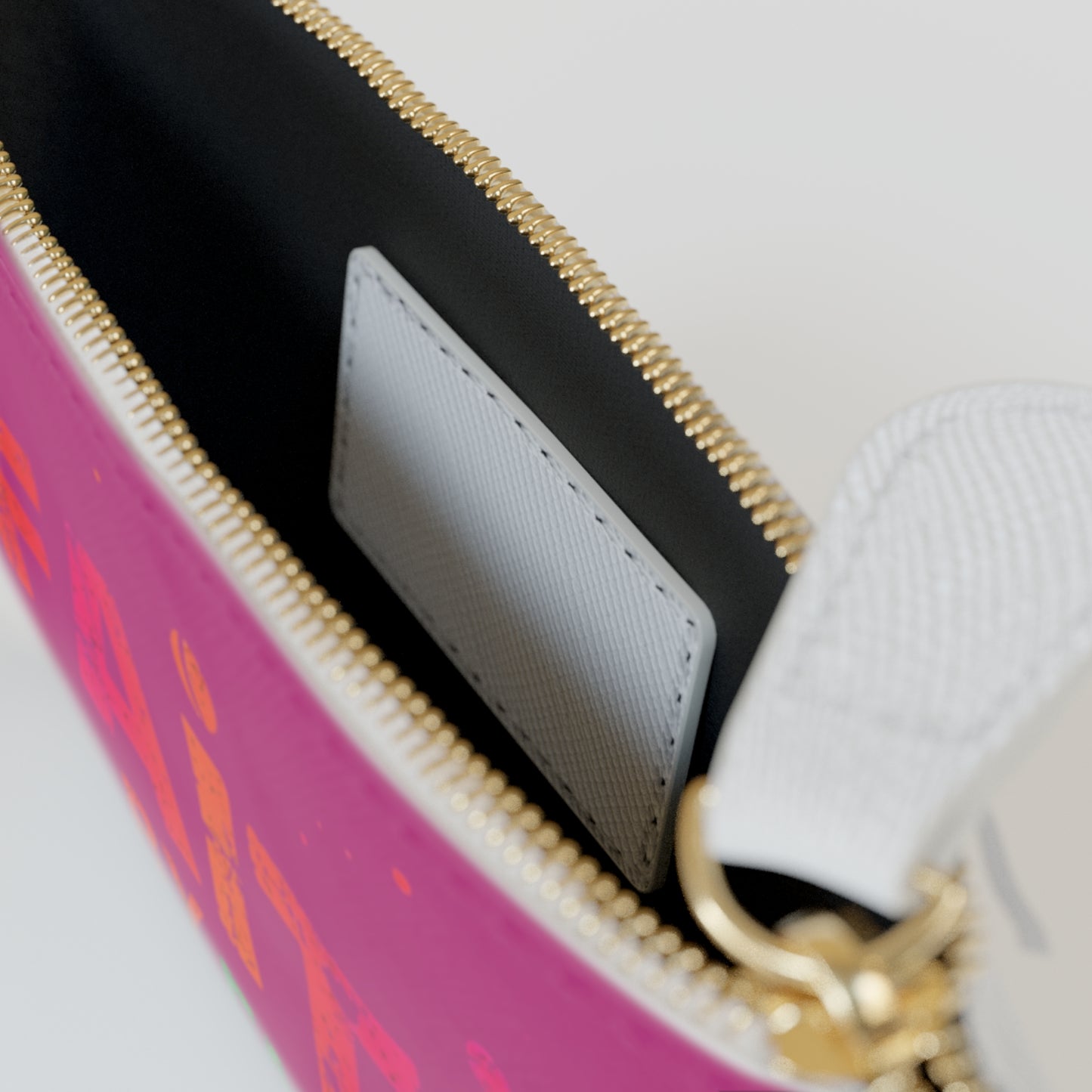Colorful Faith By Fall Mini Clutch Bag, Small Purse, Gift for Women, Fall Accessories, Handbag, Faith-Themed Travel Pouch