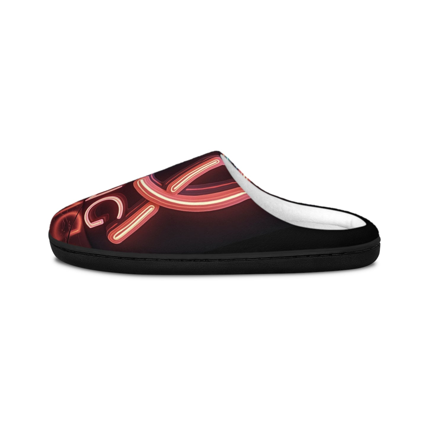 Cozy Neon Sign Indoor Slippers for Men