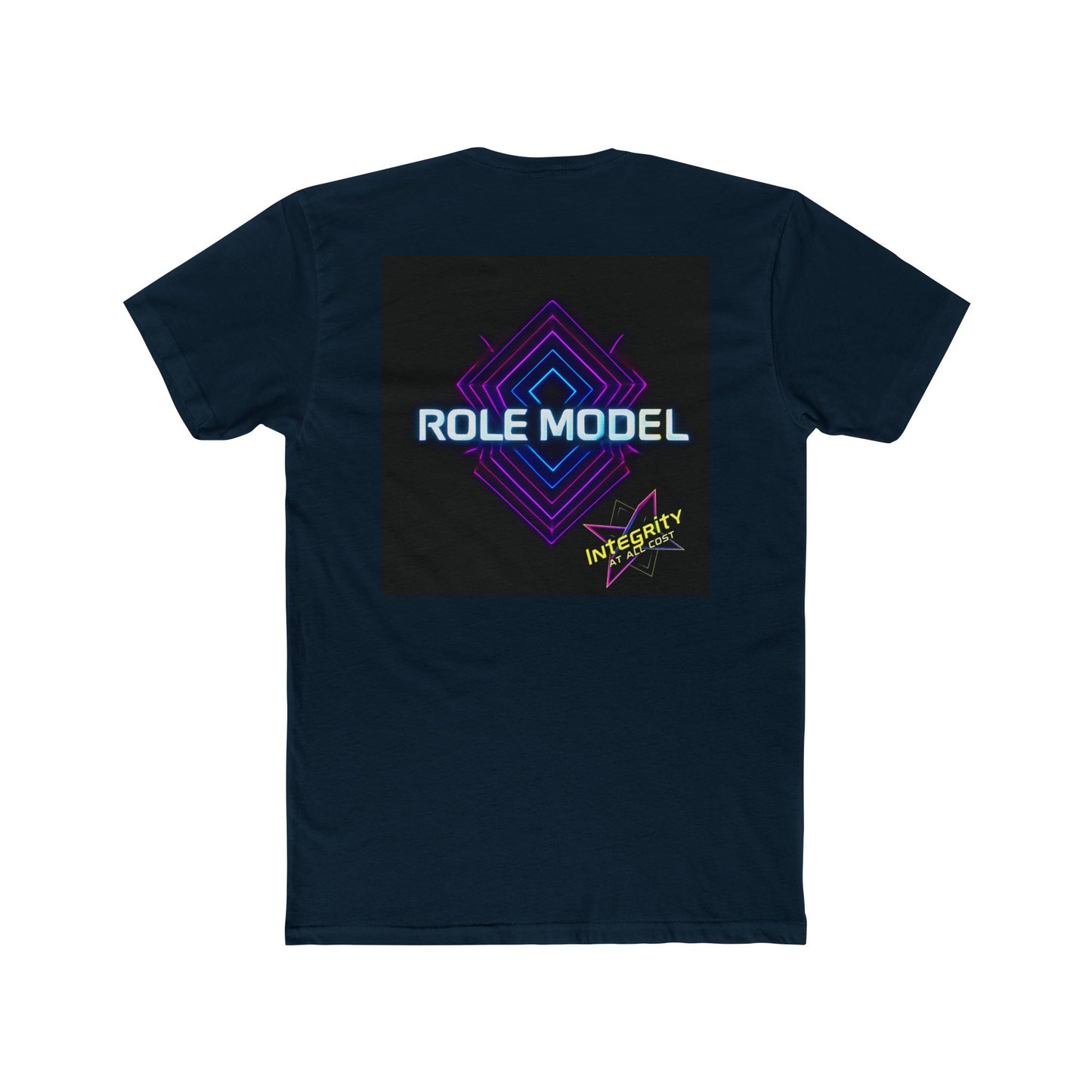 Unisex Cotton Crew Tee with Honor Respect and Role Model Design - Ideal for Gifts, Casual Wear, Appreciation Events, and Motivational Days