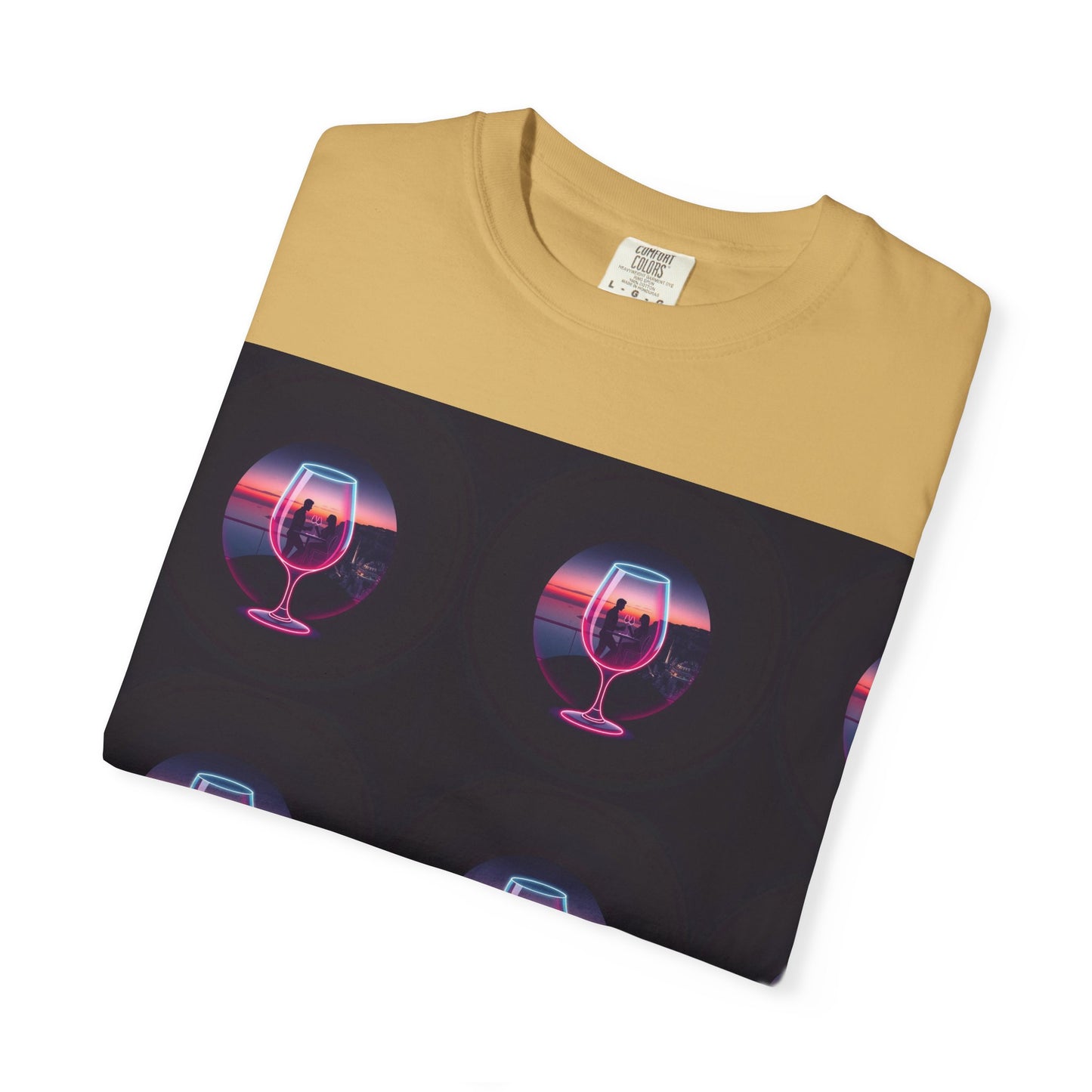 Retro Sunset Glasses T-Shirt, Unisex Garment-Dyed Tee for Casual Wear, Vintage Aesthetic Shirt, Gift for Friends, Summer Vibes Tee, [...]