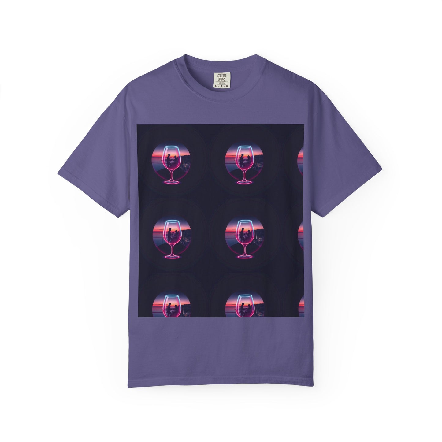 Retro Sunset Glasses T-Shirt, Unisex Garment-Dyed Tee for Casual Wear, Vintage Aesthetic Shirt, Gift for Friends, Summer Vibes Tee, [...]