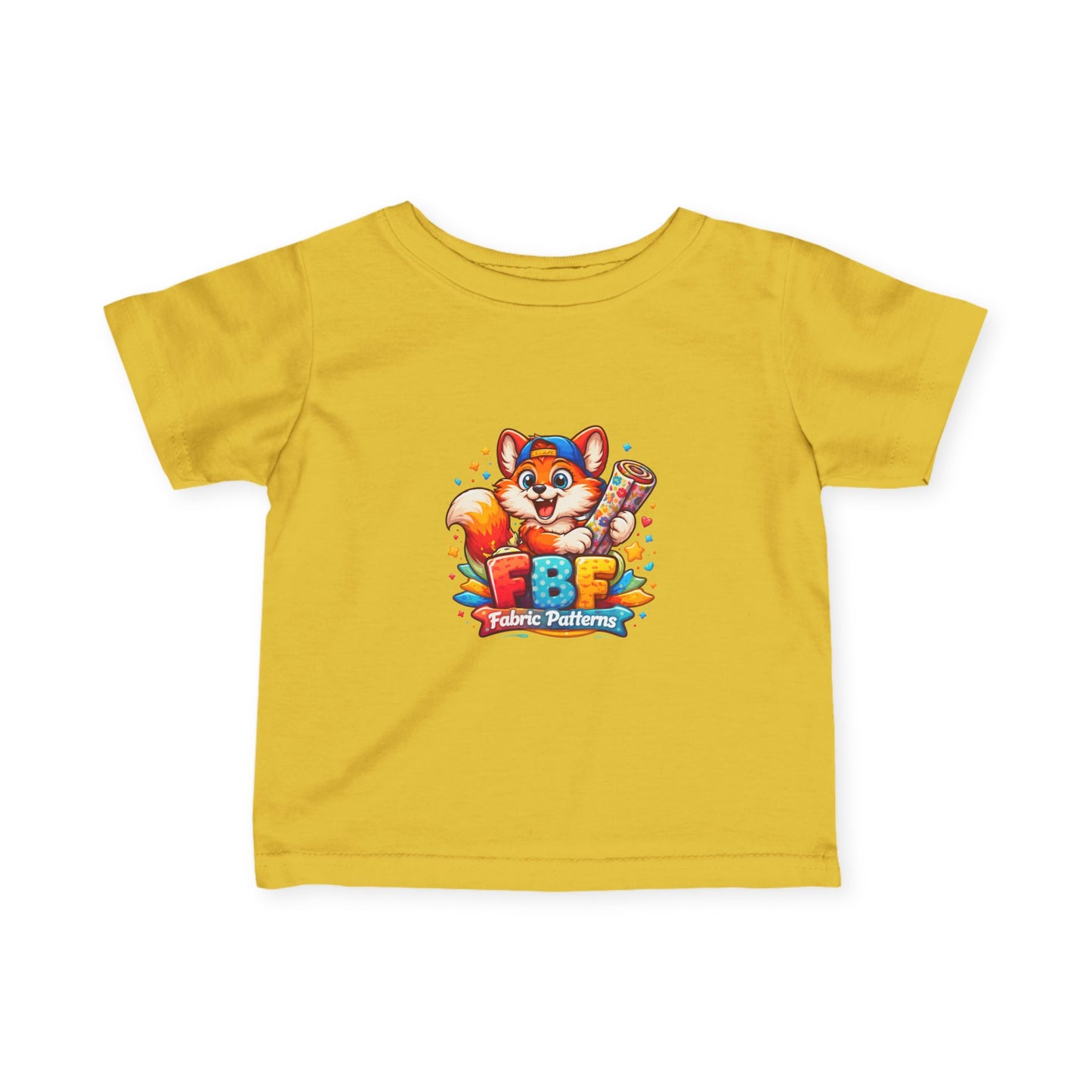 Infant Tee — Cute Fox "Faith Fox" Graphic Baby Shirt