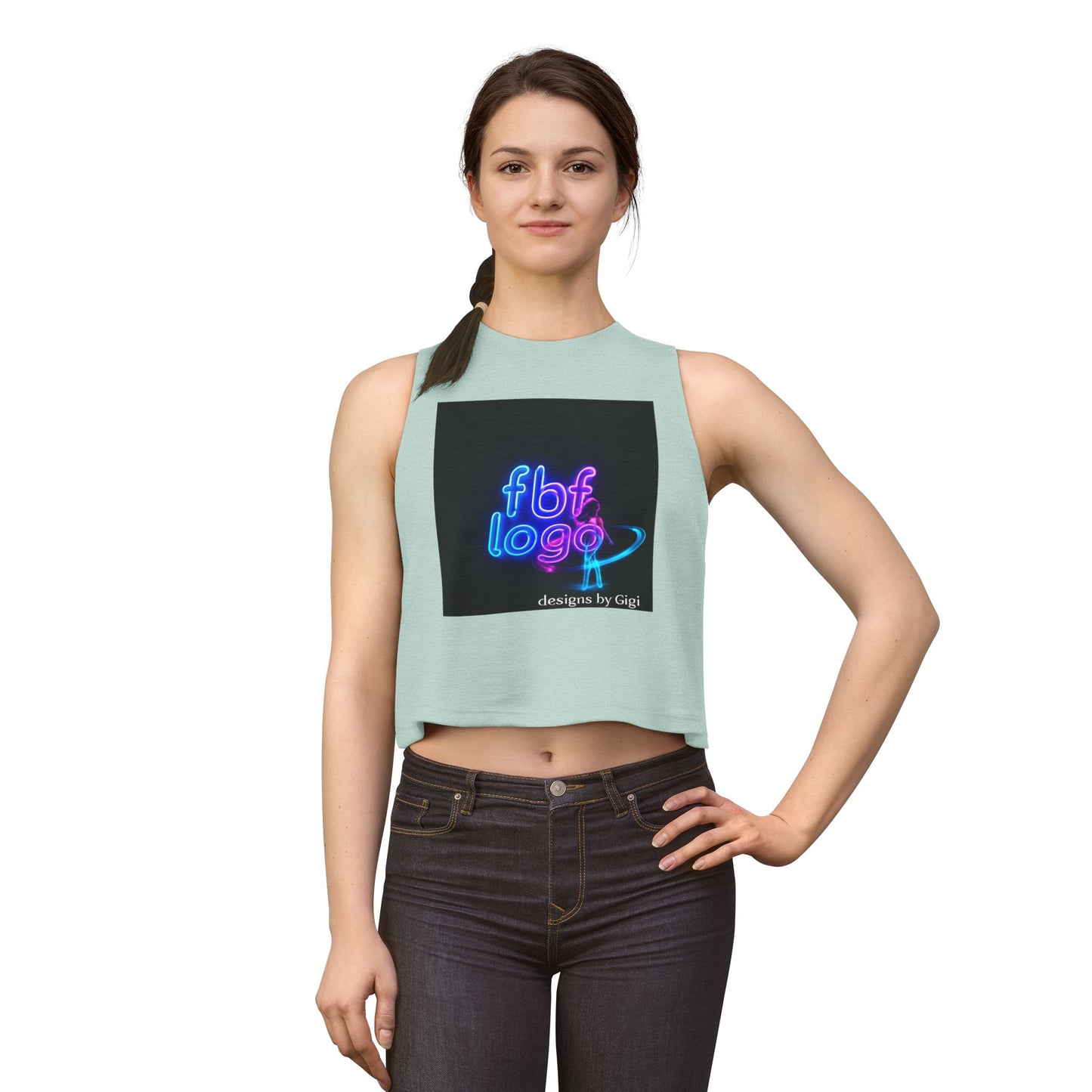 Fbf logo designs by Gigi Women's Crop Top