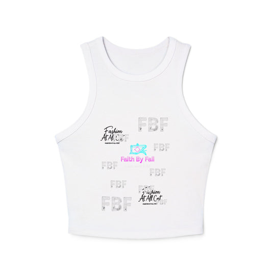 Women's Inspirational Graphic Tank Top, Faith By Fall Tank, Casual Summer Top, Spiritual Apparel, Trendy Activewear, Cute Workout Shirt
