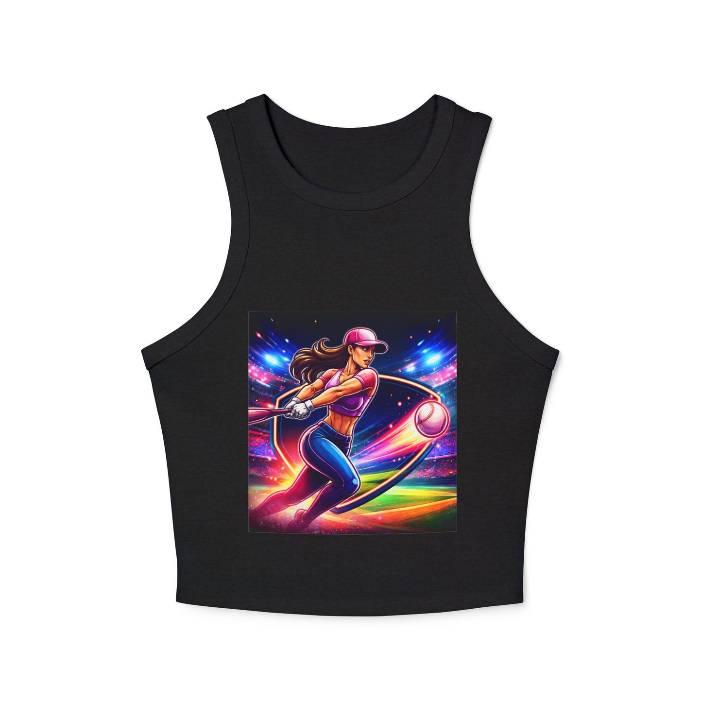 Women's Micro Rib Racer Tank Top