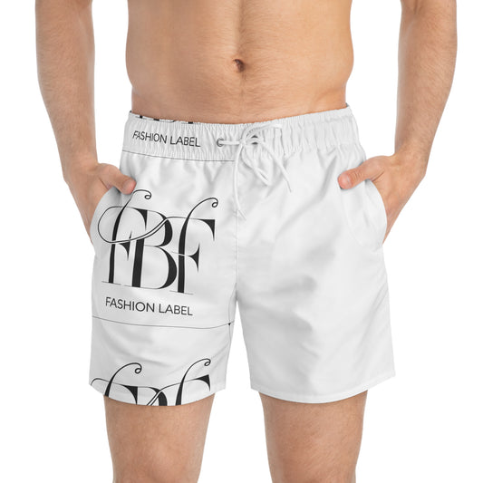 Stylish Swim Trunks with Fashion Label Design | Perfect for Summer, Beach Days, and Pool Parties