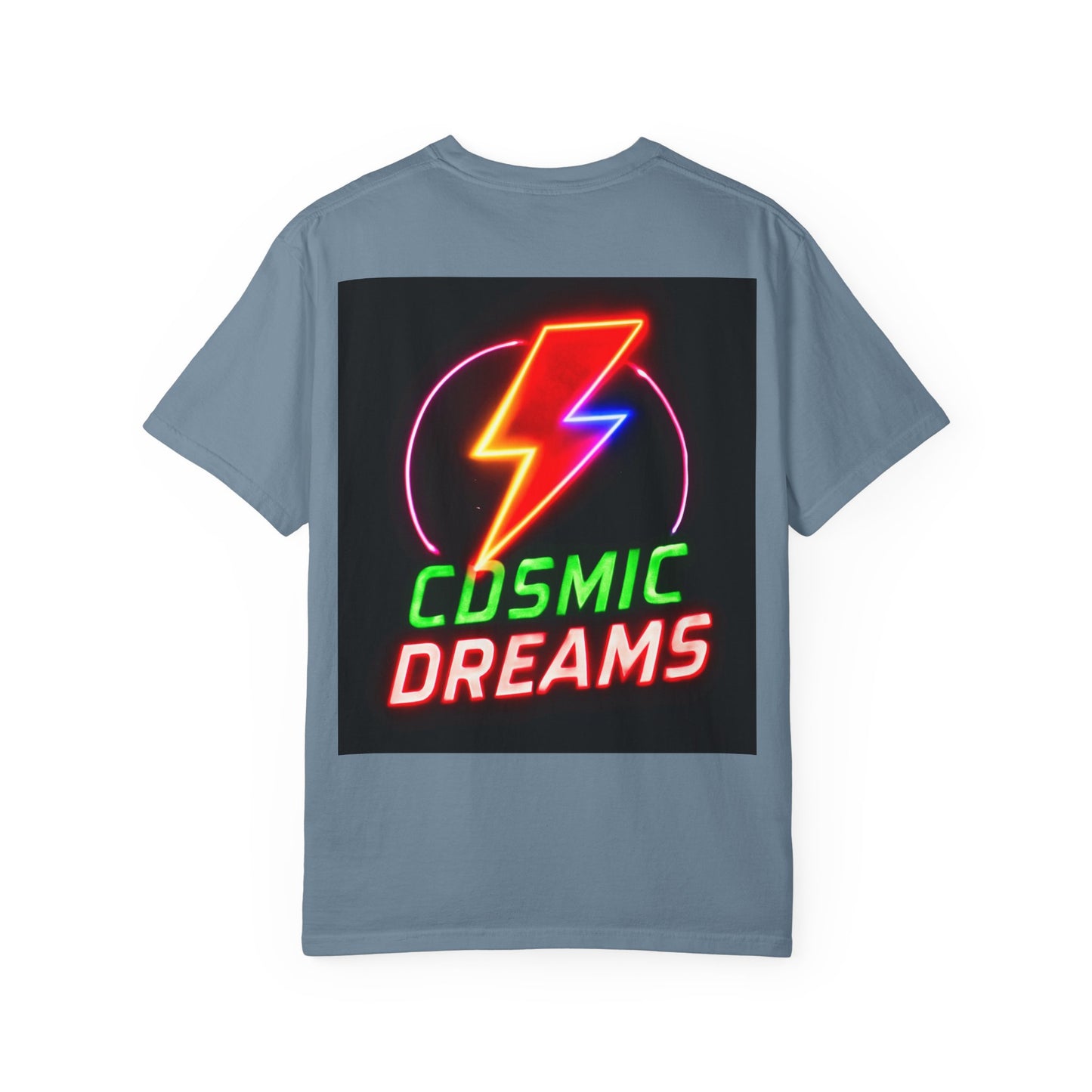 Vibrant Unisex Graphic T-Shirt, Cosmic Dreams Tee, Retro Neon Shirt, Stylish Casual Wear, Gift for Gamers & Dreamers