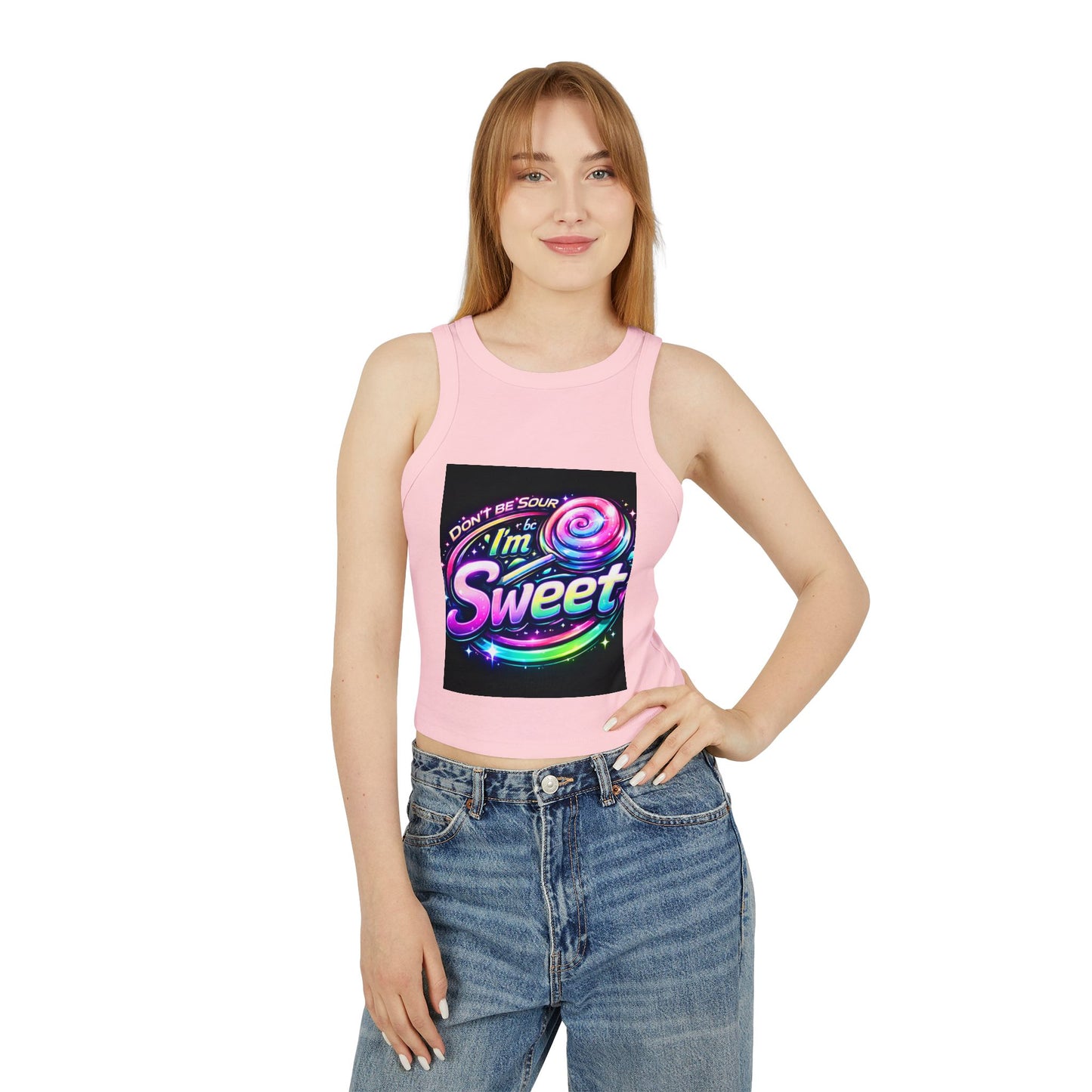 Women's Micro Rib Racer Tank Top