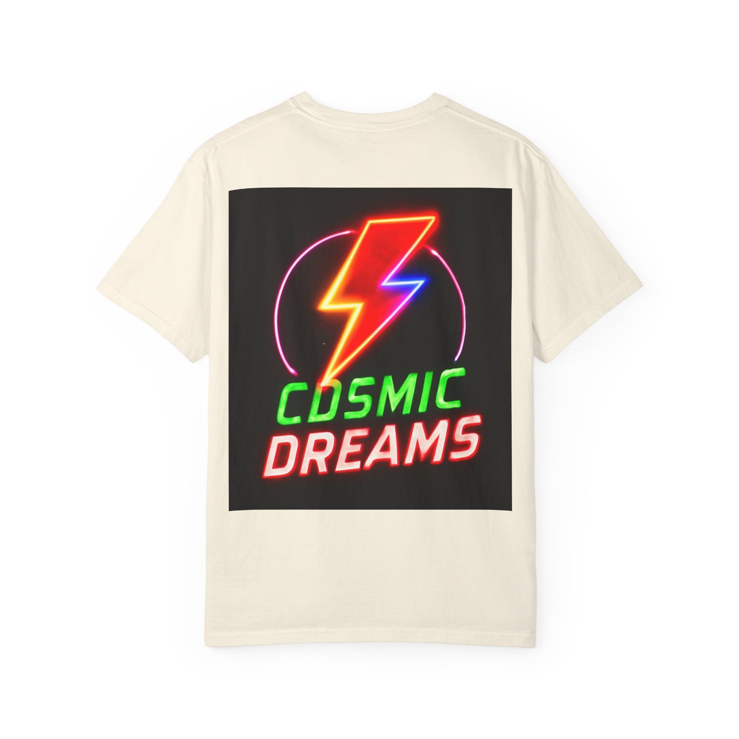 Vibrant Unisex Graphic T-Shirt, Cosmic Dreams Tee, Retro Neon Shirt, Stylish Casual Wear, Gift for Gamers & Dreamers