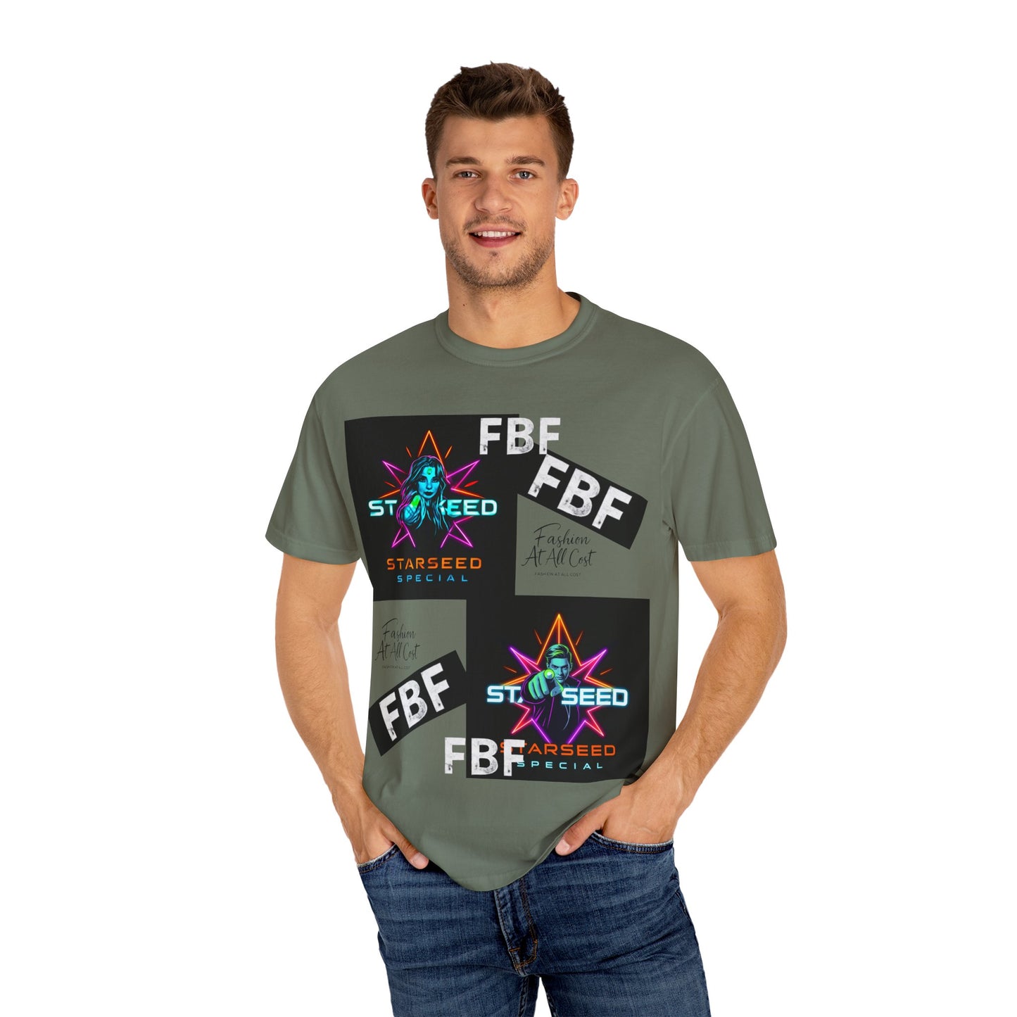 Garment-Dyed T-shirt, Trendy Graphic Tee, Casual Streetwear, Gift for Fashion Lovers, Unisex Style, Everyday Wear