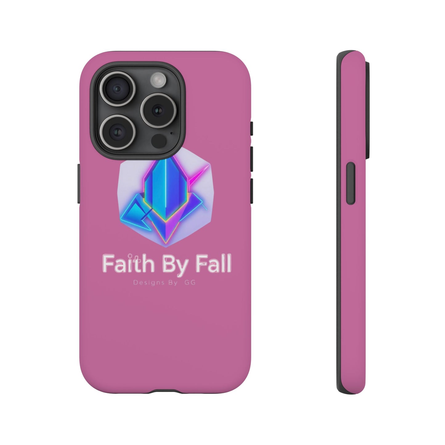 Vibrant Phone Case with Motivational Design - Faith By Fall, Colorful Phone Cover, Customizable Mobile Accessory, Unique Gift Idea, [...]