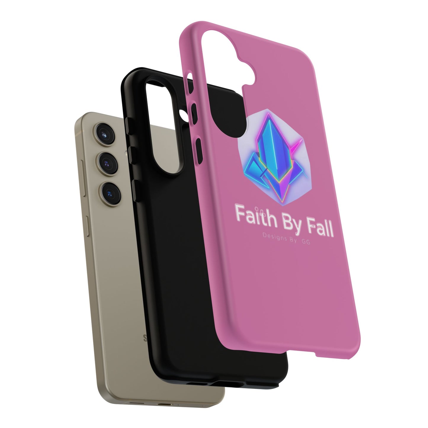 Vibrant Phone Case with Motivational Design - Faith By Fall, Colorful Phone Cover, Customizable Mobile Accessory, Unique Gift Idea, [...]