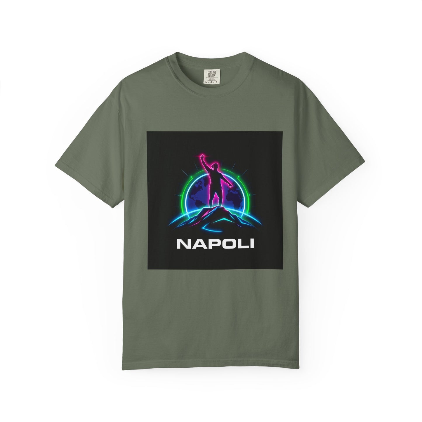Neon Napoli T-Shirt for Adventurers, Retro Graphic Tee, Perfect for Travelers, Gifts for Him/Her, Cool Streetwear, Casual Outfit