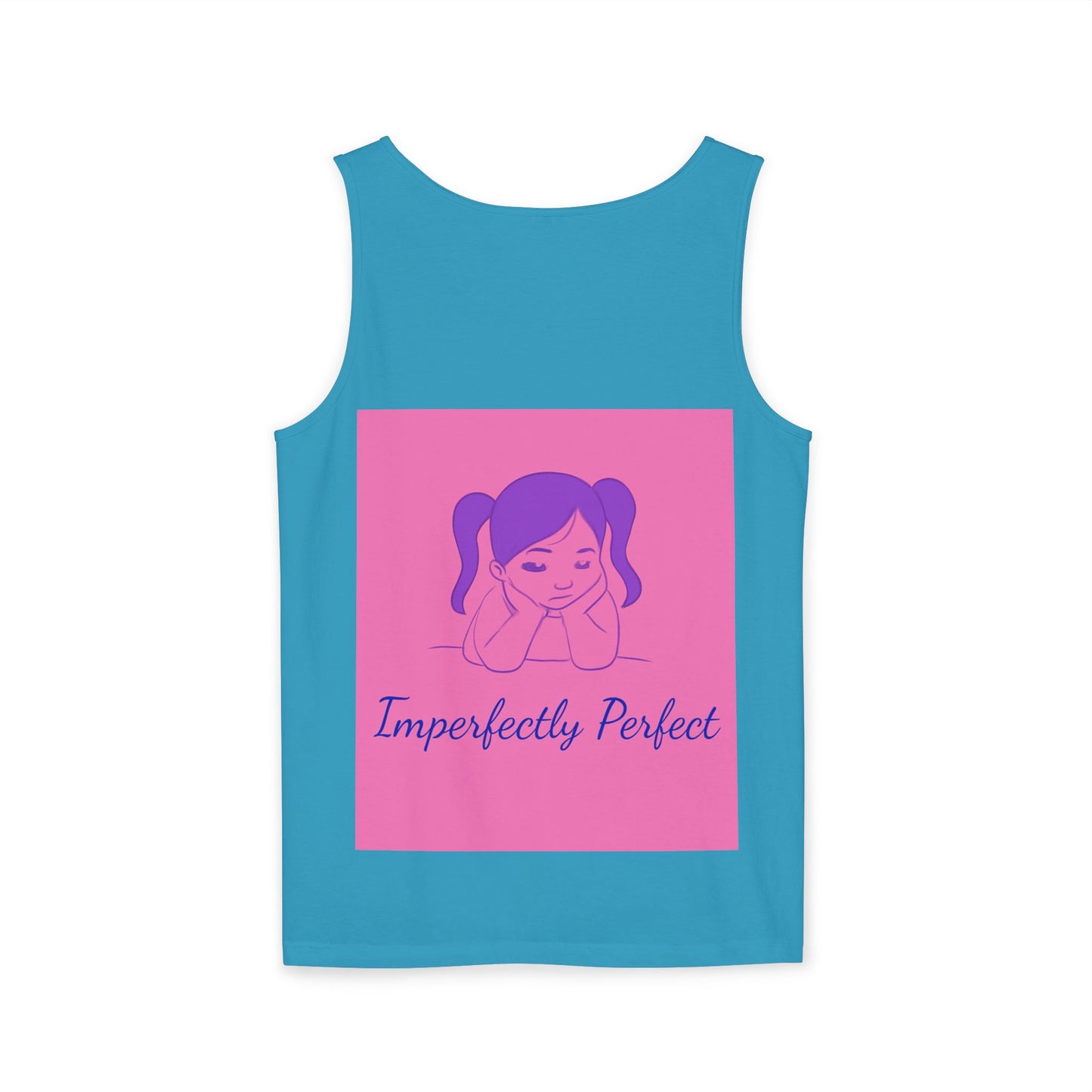 Unisex Graphic Tank Top, Cute Casual Summer Wear, Perfect for Gifts, Self-Love Celebration, Festive & Fun, Daily Comfort