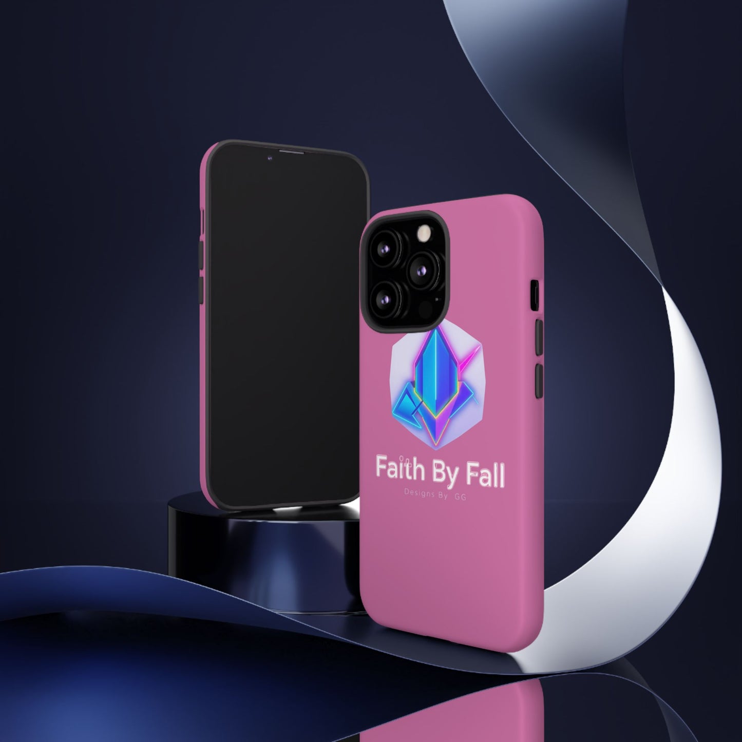 Vibrant Phone Case with Motivational Design - Faith By Fall, Colorful Phone Cover, Customizable Mobile Accessory, Unique Gift Idea, [...]