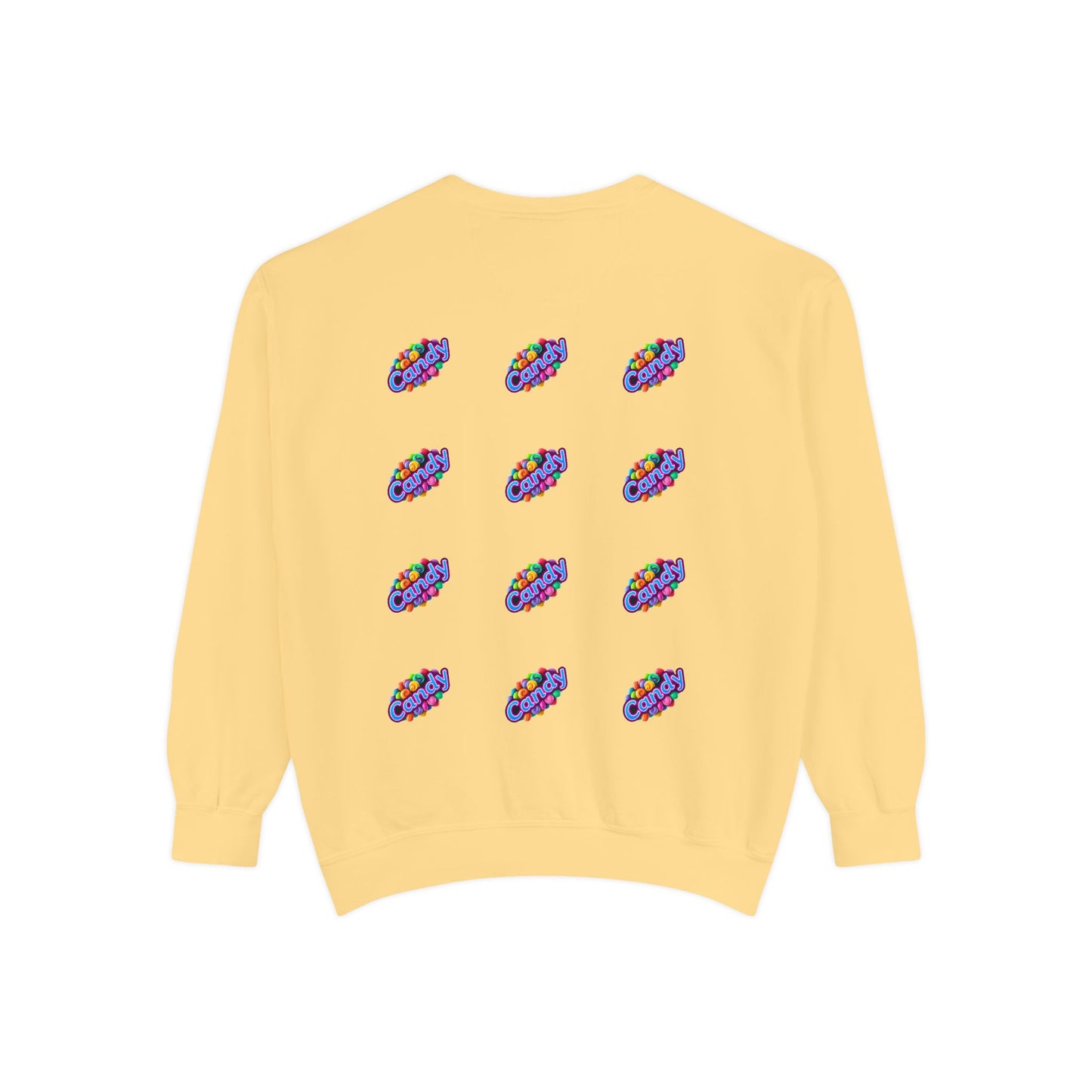 Candy-Themed Unisex Garment-Dyed Sweatshirt - Nostalgic Apparel for Sweet Lovers, Cozy Casual Wear, Gift for Candy Lovers, Colorful [...]