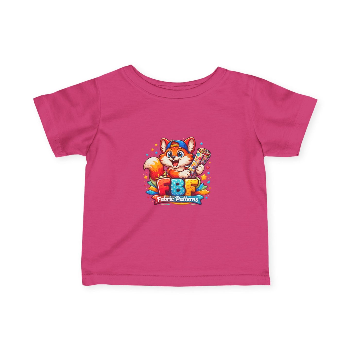 Infant Tee — Cute Fox "Faith Fox" Graphic Baby Shirt