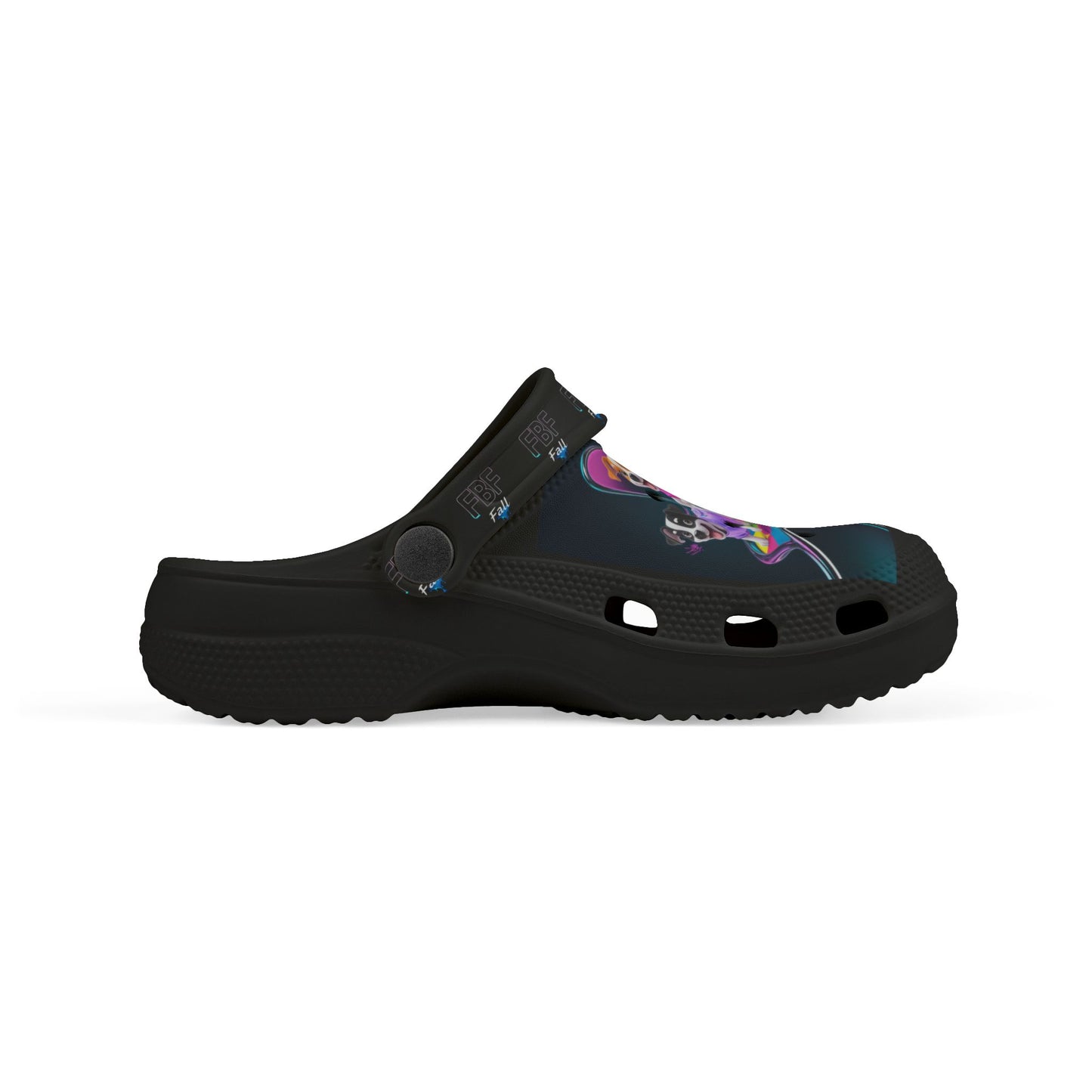 Fun Colorful Kid's EVA Foam Clogs with Neon Design
