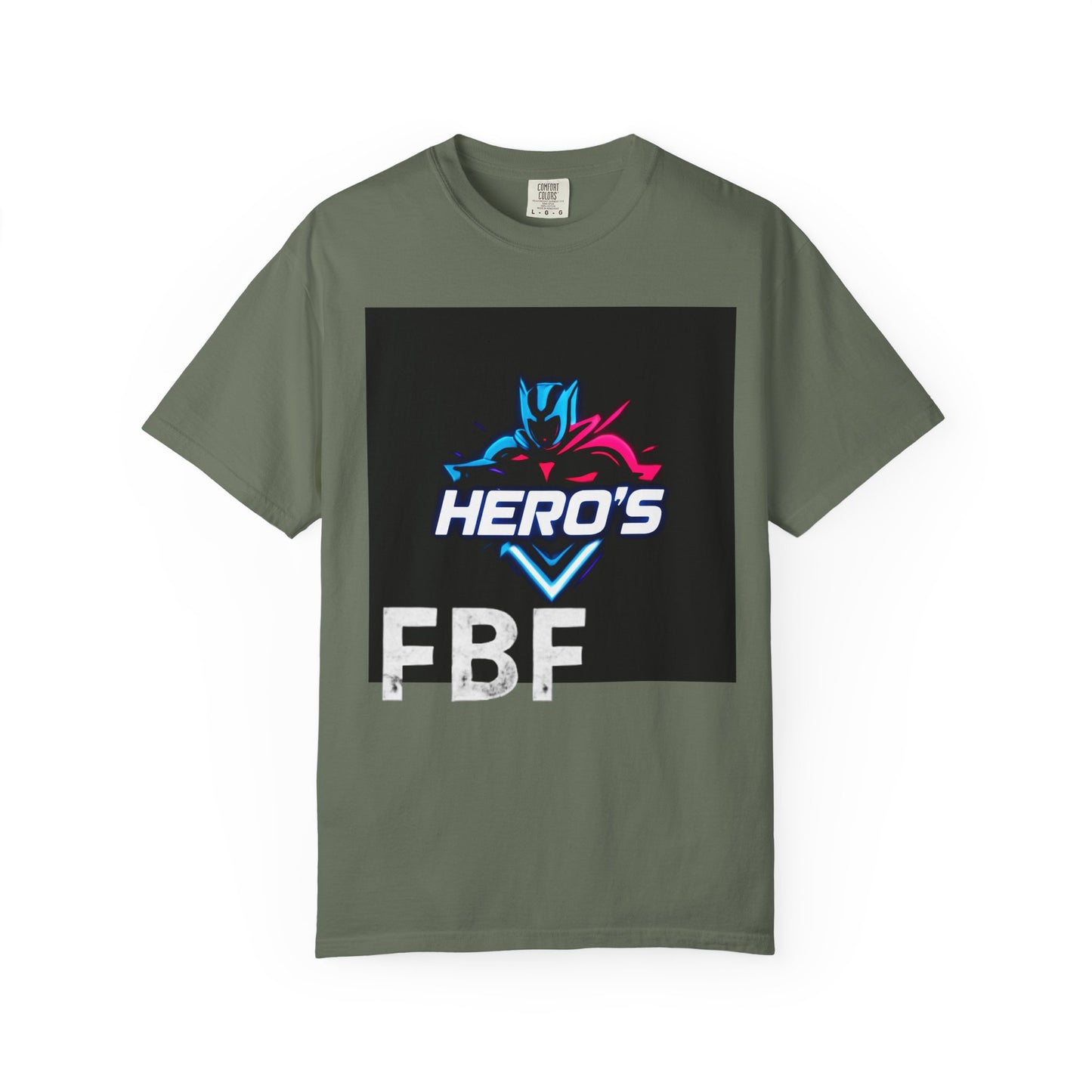 Hero's Unisex Garment-Dyed T-shirt, Casual Tee, Perfect for Gifting, Comic Fans, Hero Celebrations, Graphic Tee, Everyday Wear