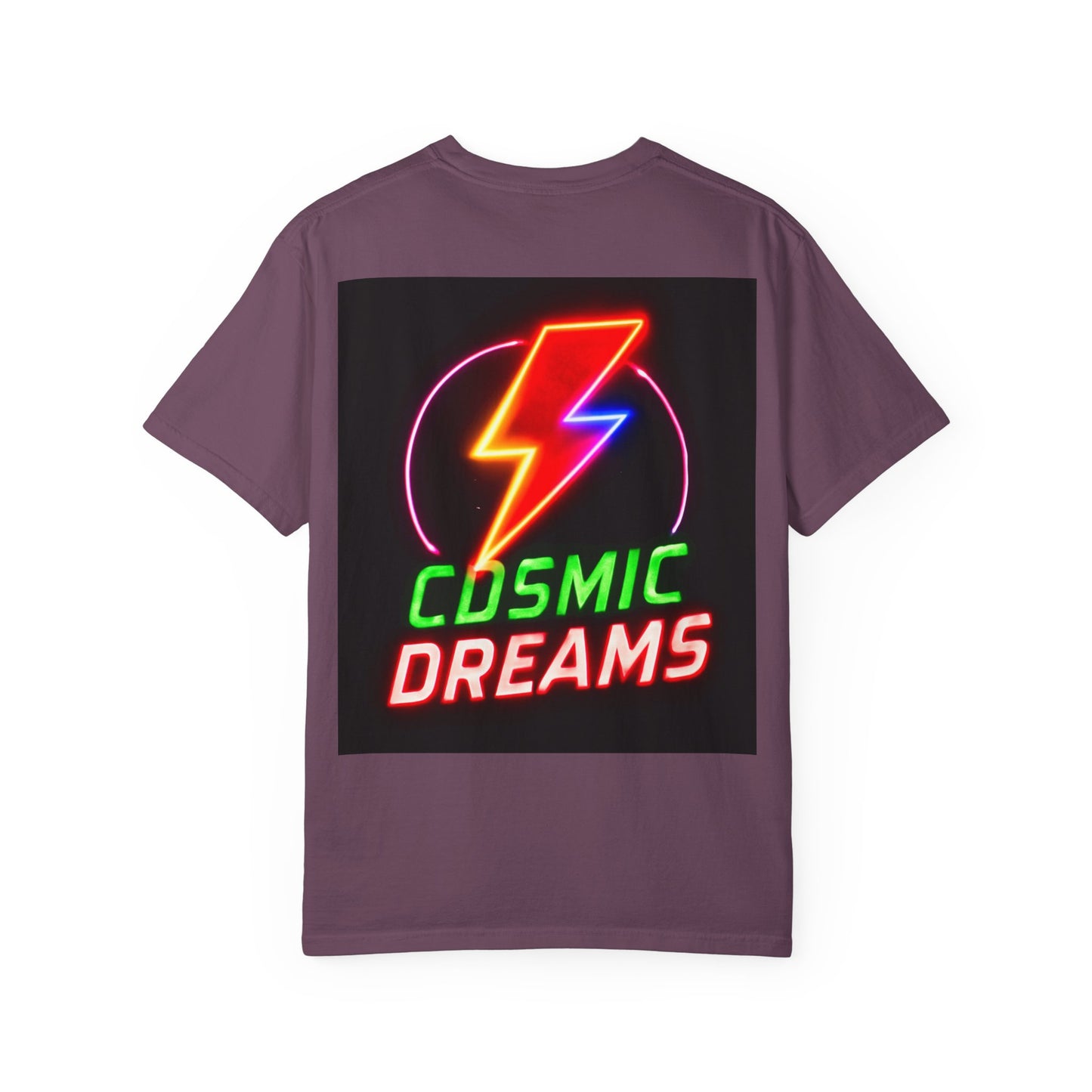 Vibrant Unisex Graphic T-Shirt, Cosmic Dreams Tee, Retro Neon Shirt, Stylish Casual Wear, Gift for Gamers & Dreamers