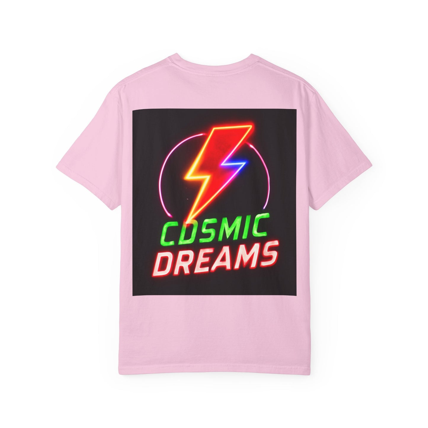 Vibrant Unisex Graphic T-Shirt, Cosmic Dreams Tee, Retro Neon Shirt, Stylish Casual Wear, Gift for Gamers & Dreamers