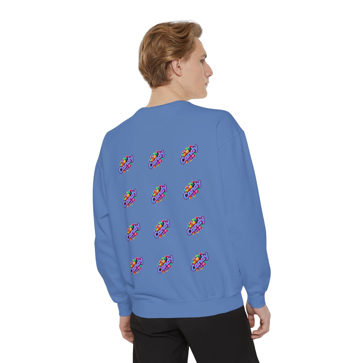 Candy-Themed Unisex Garment-Dyed Sweatshirt - Nostalgic Apparel for Sweet Lovers, Cozy Casual Wear, Gift for Candy Lovers, Colorful [...]