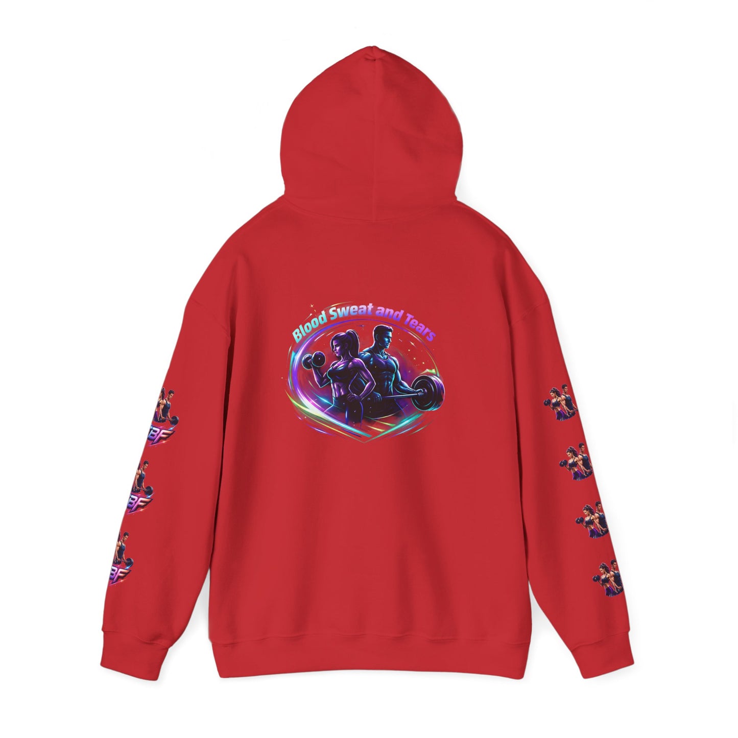 Weightlifting Hoodie — "Blood, Sweat and Tears" Fitness Pullover