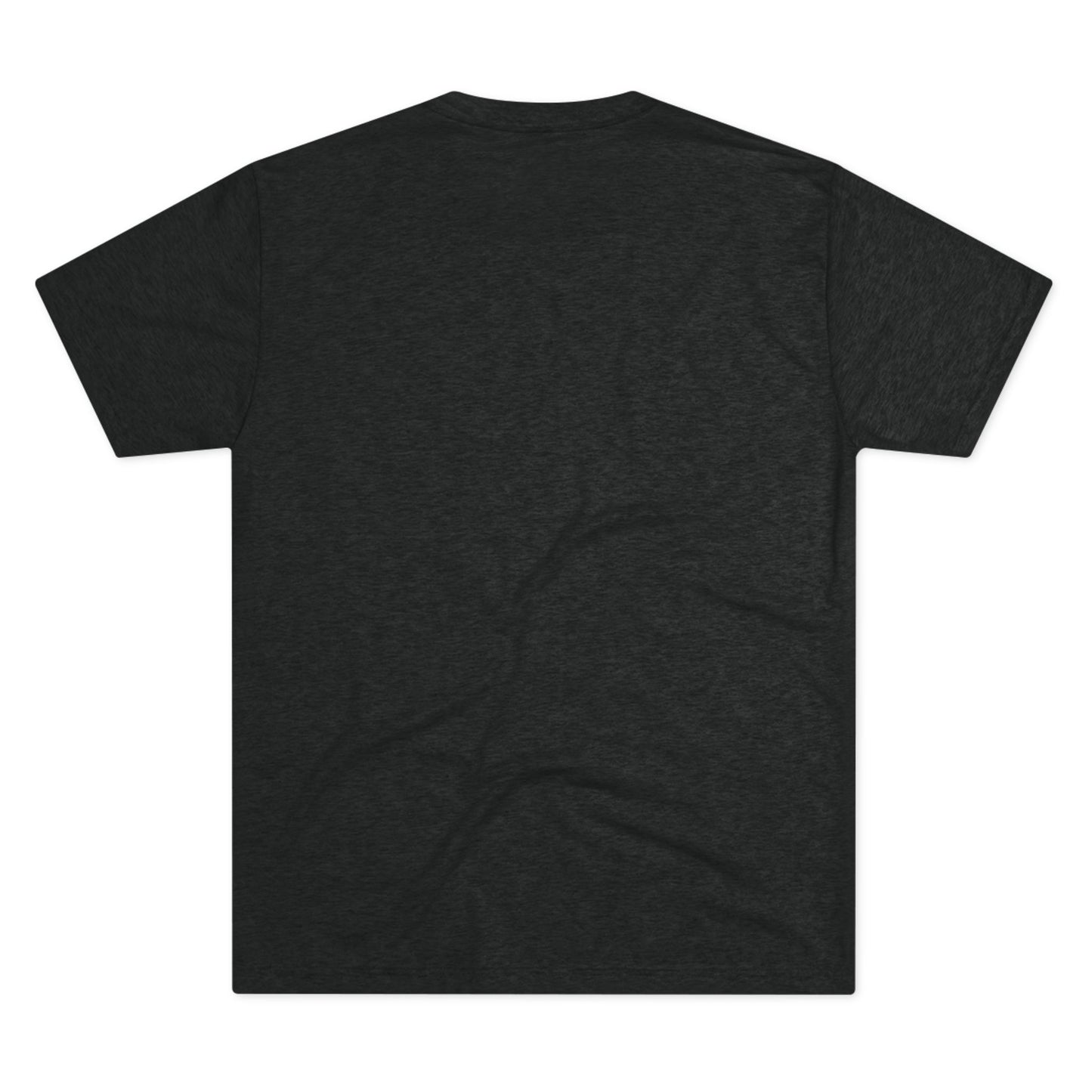 Fitness Motivation Tri-Blend Crew Tee - Vibrant Push-Up Design