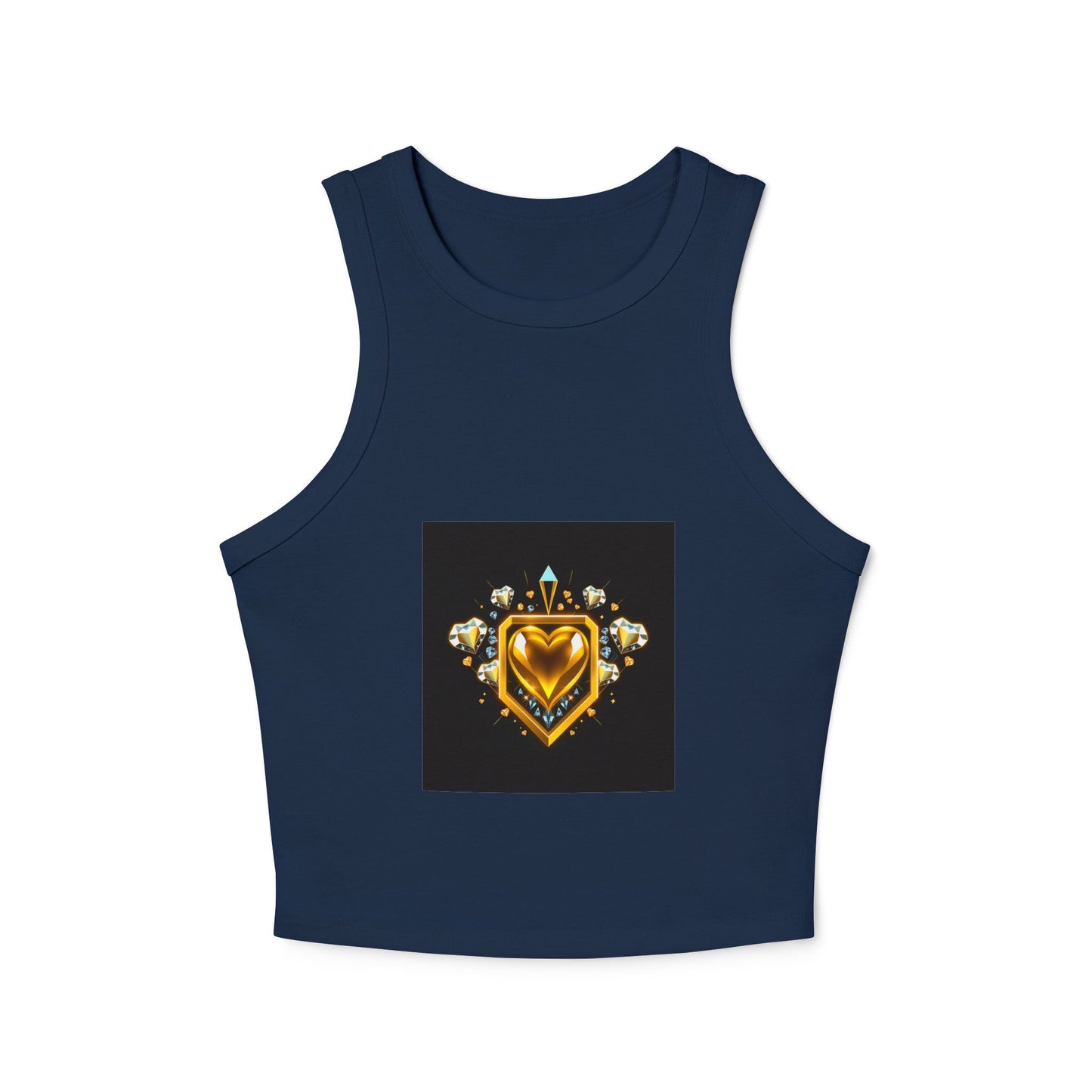Heart Shield Women's Micro Rib Racer Tank Top