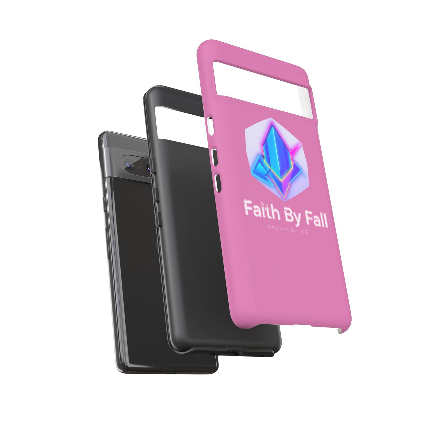 Vibrant Phone Case with Motivational Design - Faith By Fall, Colorful Phone Cover, Customizable Mobile Accessory, Unique Gift Idea, [...]