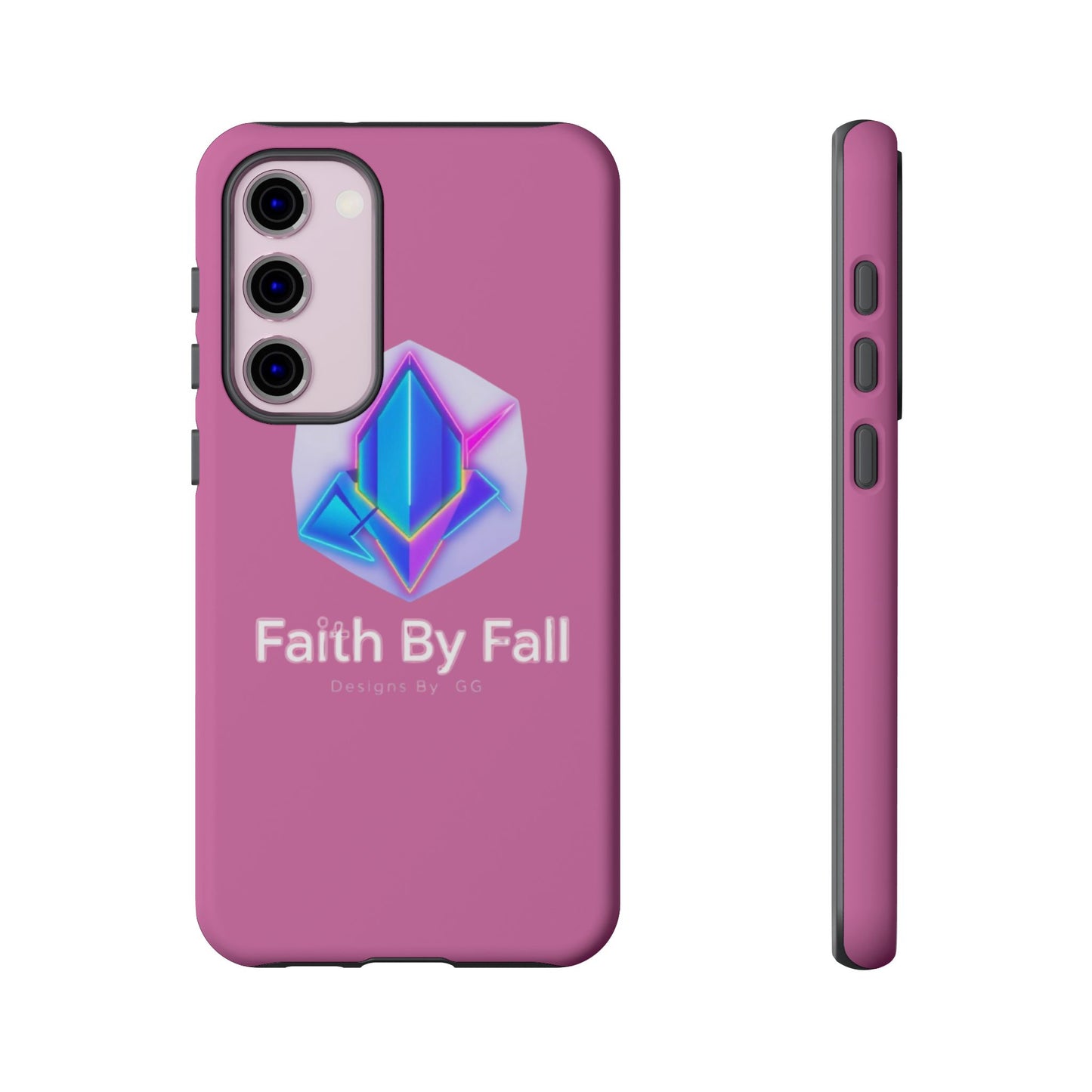 Vibrant Phone Case with Motivational Design - Faith By Fall, Colorful Phone Cover, Customizable Mobile Accessory, Unique Gift Idea, [...]