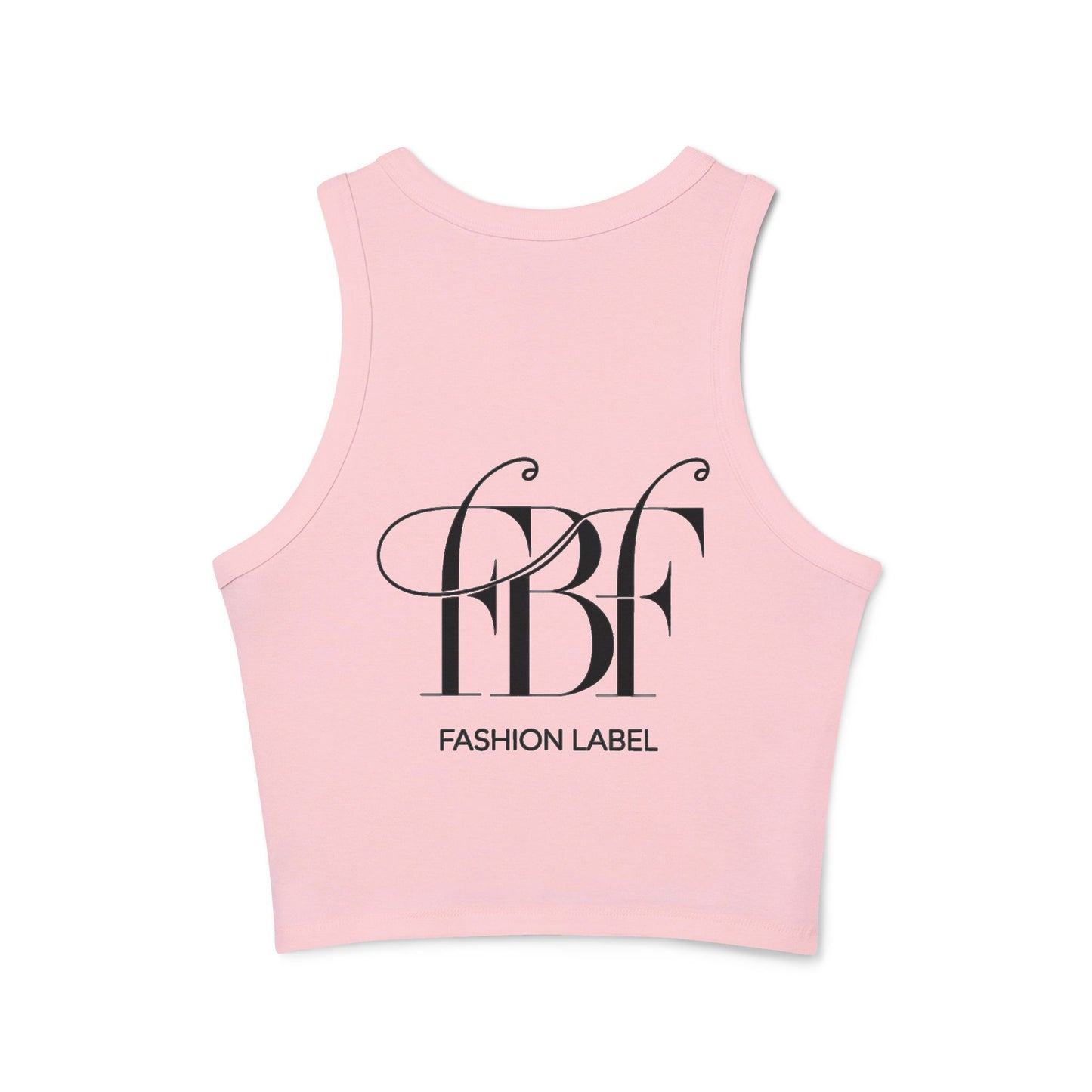 Women's Micro Rib Racer Tank Top - Faith by Fall Design, Casual Summer Wear, Fitness Top, Gift for Her, Trendy Fashion