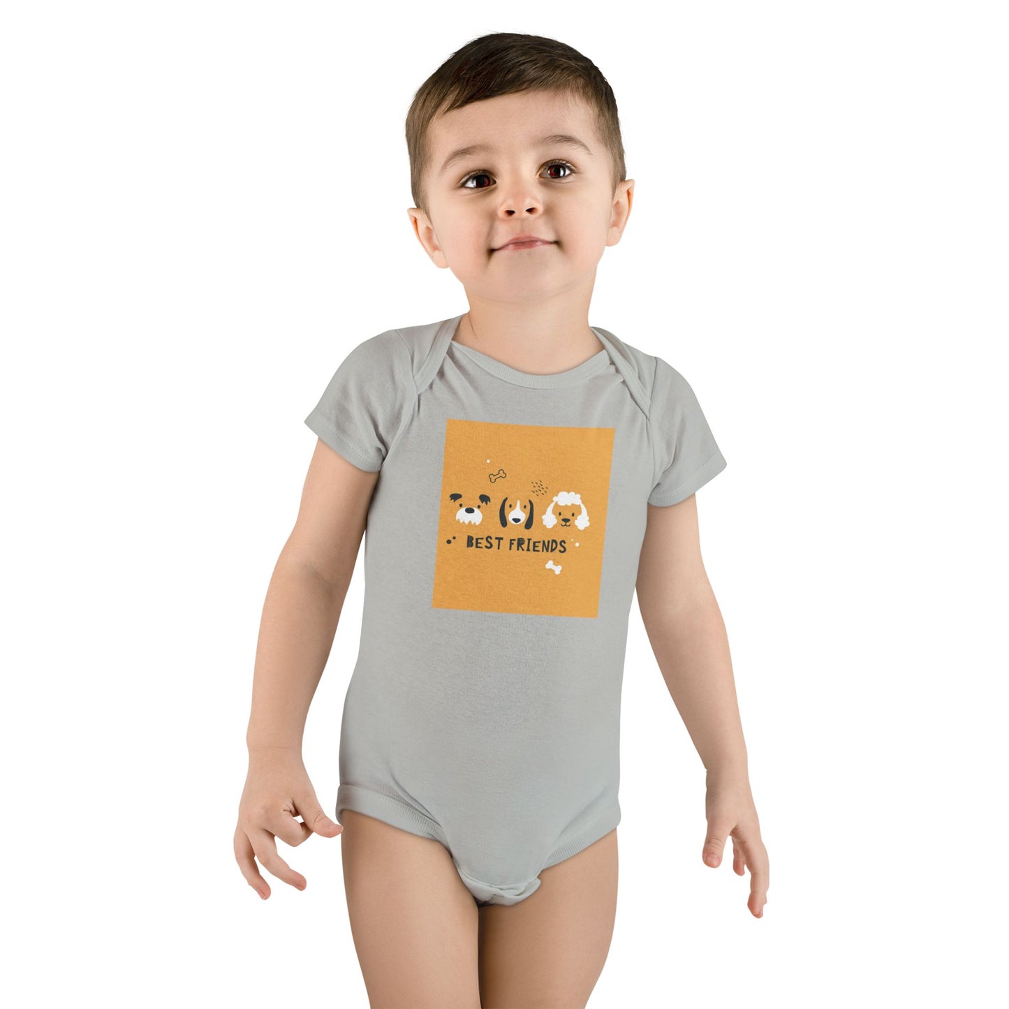 Best friends doggie Baby Short Sleeve Onesie®