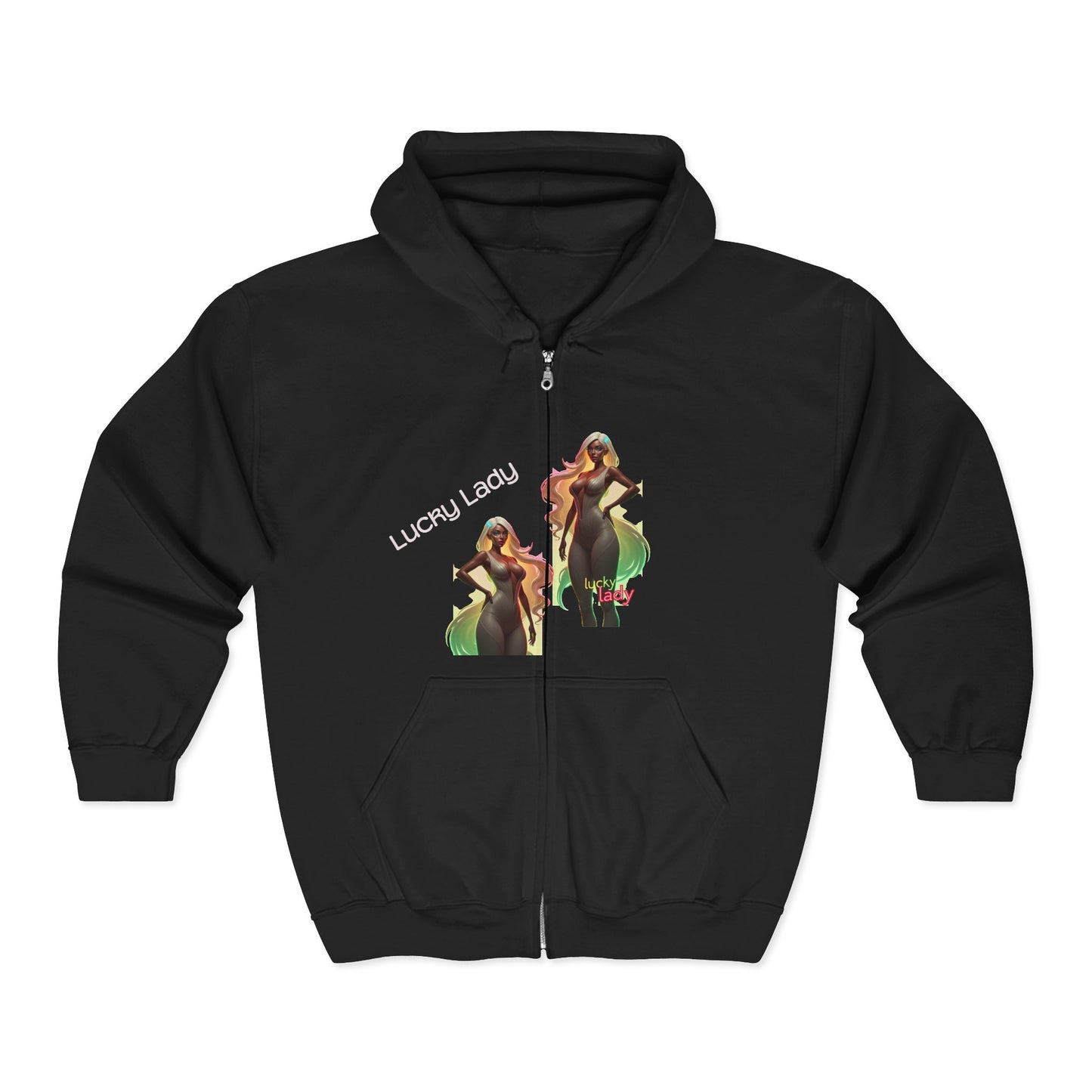 Ladies of luck Unisex Heavy Blend™ Full Zip Hooded Sweatshirt