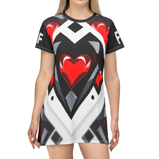 T-Shirt Dress (AOP)
