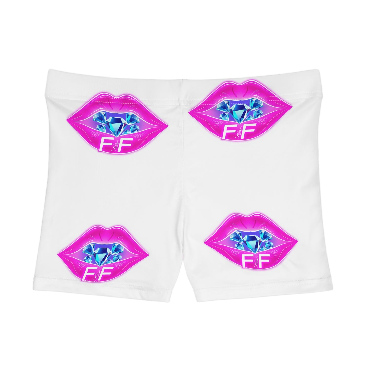 Women's Trendy Shorts with Bold Graphic Design, Summer Fashion, Statement Lounge Wear, Gift for Her, Beachwear, Festival Attire